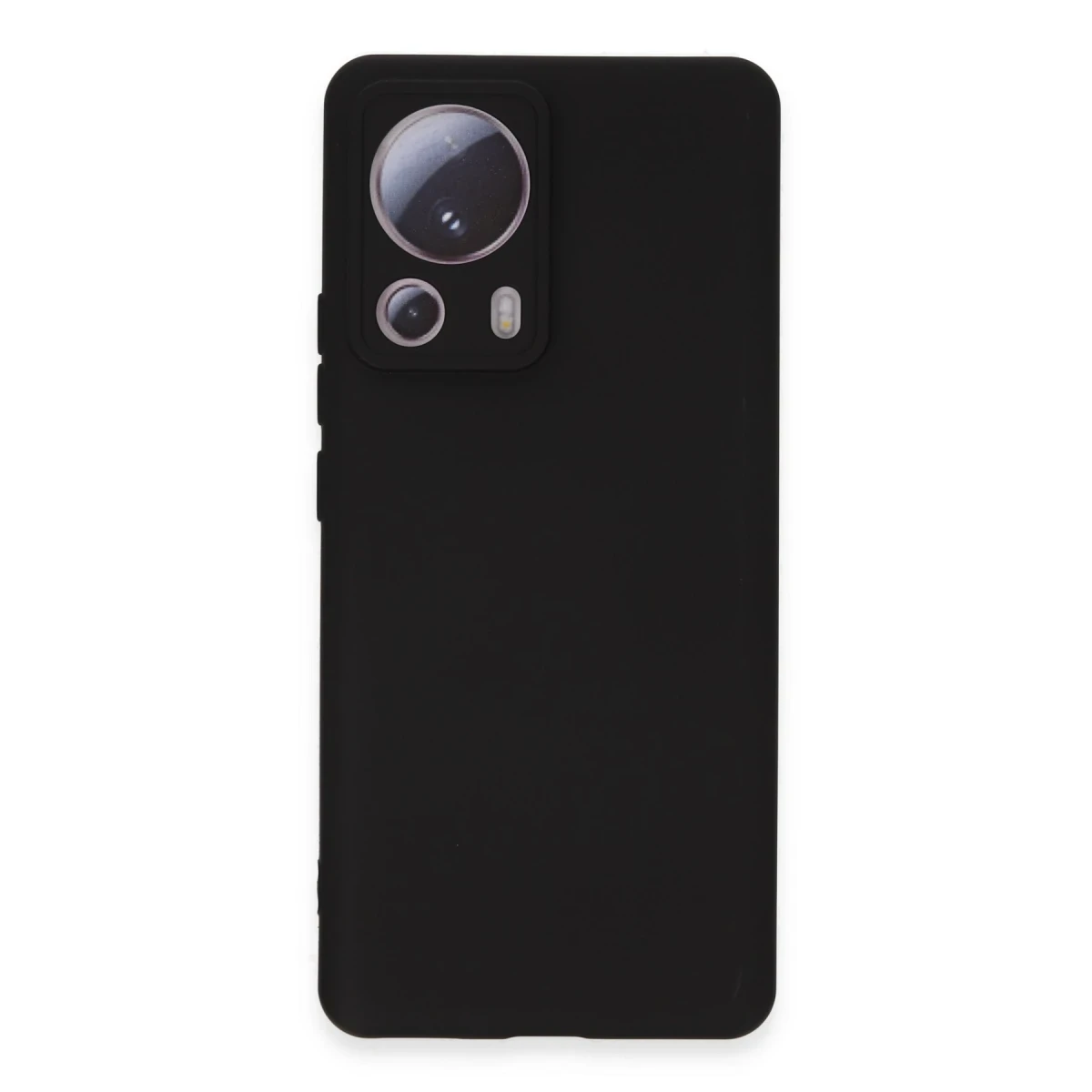 Newface Xiaomi Mi 13 Lite Kılıf Nano içi Kadife Silikon - Siyah