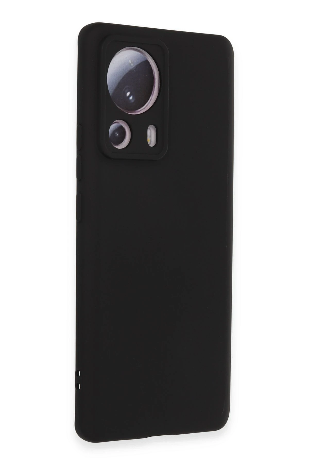 Newface Xiaomi Mi 13 Lite Kılıf Nano içi Kadife Silikon - Siyah