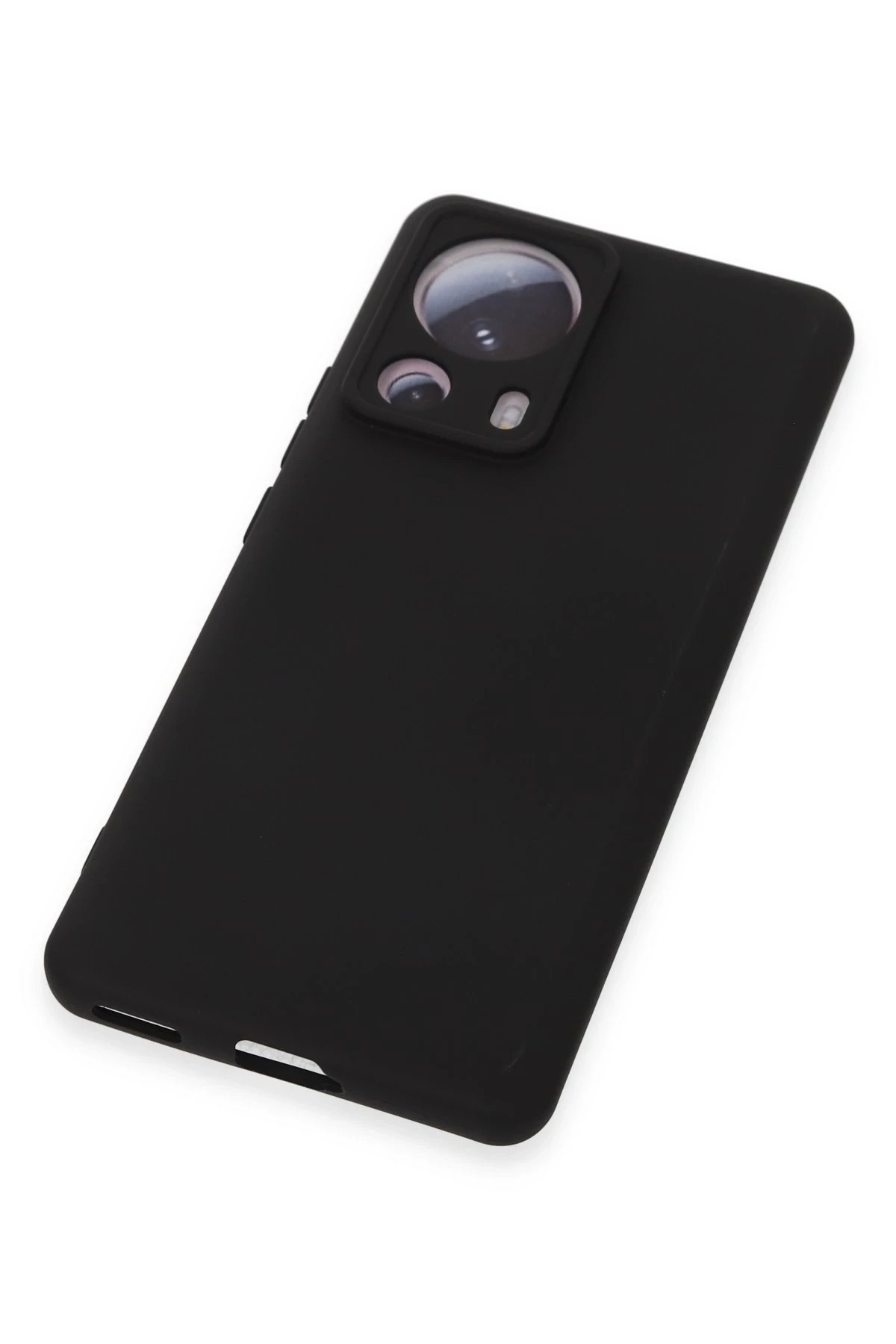 Newface Xiaomi Mi 13 Lite Kılıf Nano içi Kadife Silikon - Siyah
