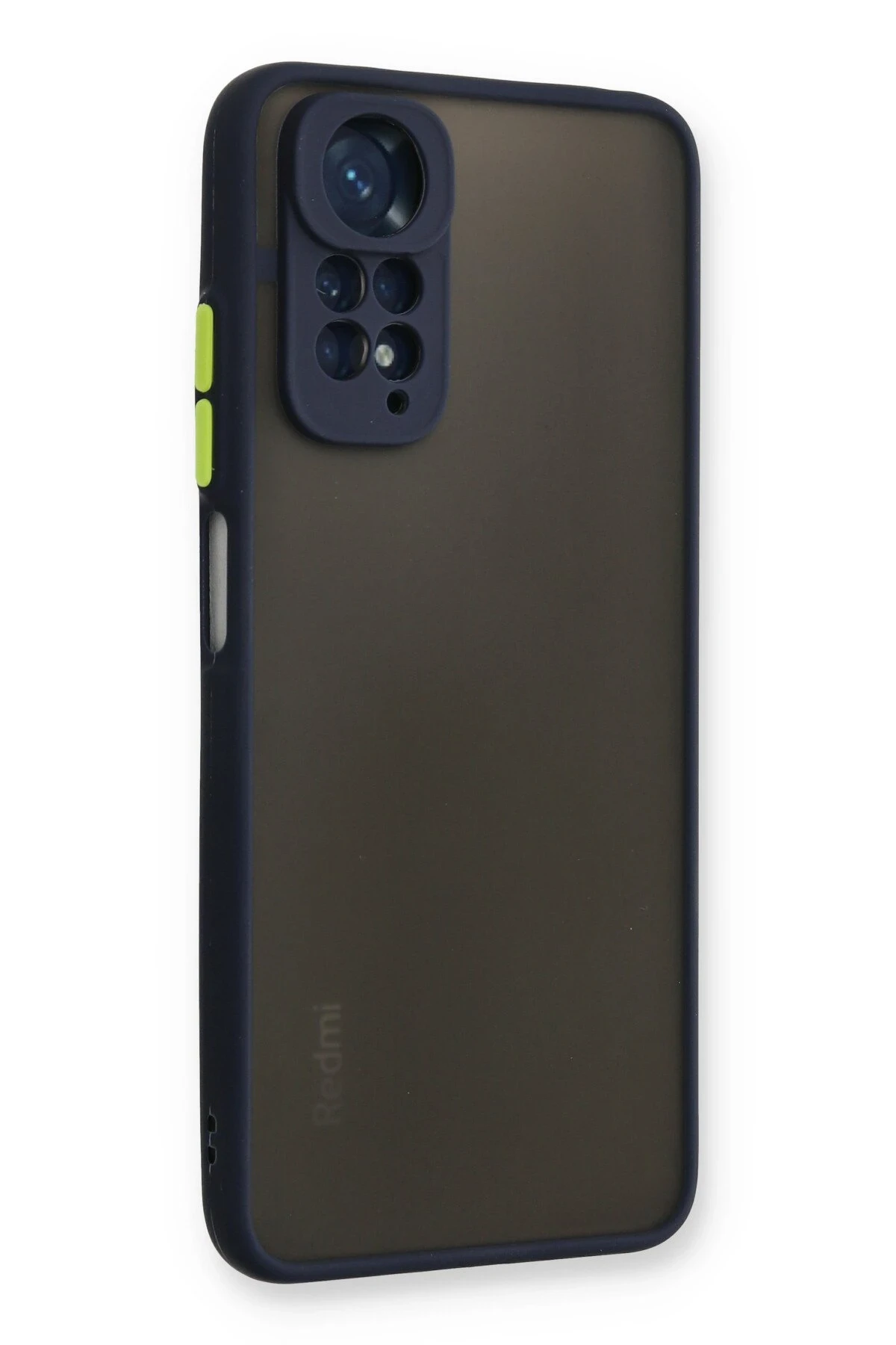 Newface Xiaomi Redmi Note 11 Kılıf Montreal Silikon Kapak - Lacivert