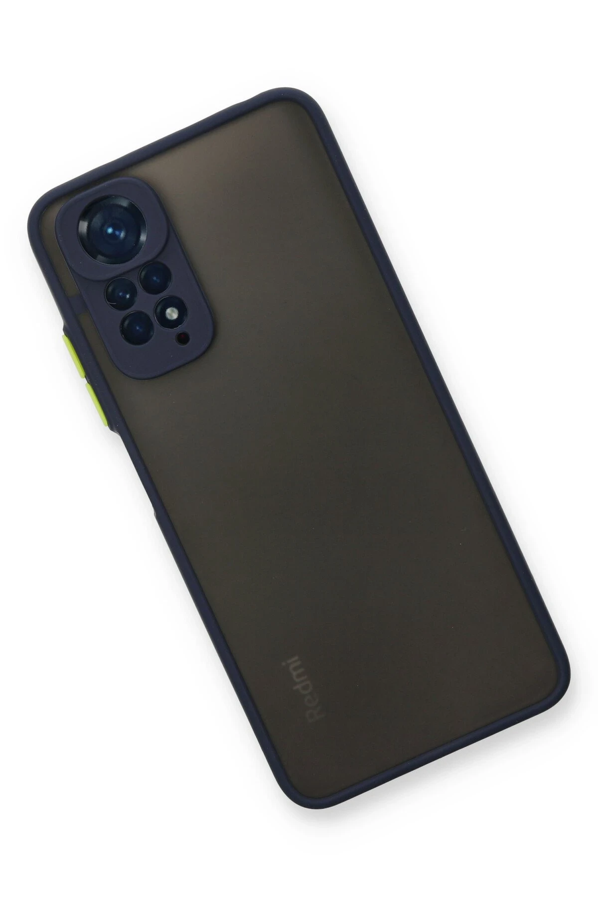Newface Xiaomi Redmi Note 11 Kılıf Montreal Silikon Kapak - Lacivert