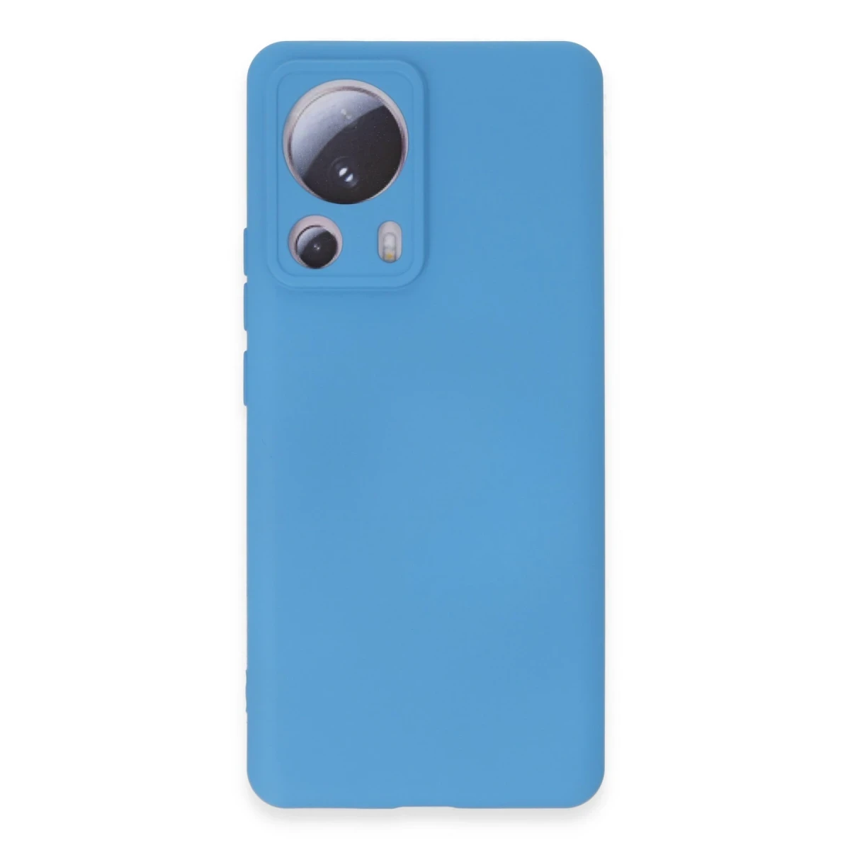 Newface Xiaomi Mi 13 Lite Kılıf Nano içi Kadife Silikon - Mavi