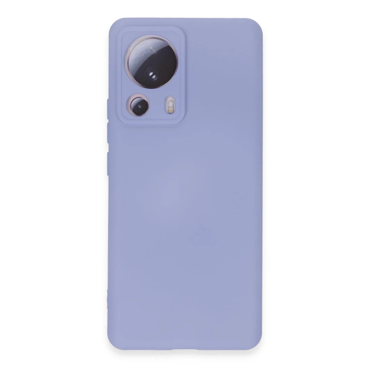 Newface Xiaomi Mi 13 Lite Kılıf Nano içi Kadife Silikon - Lila