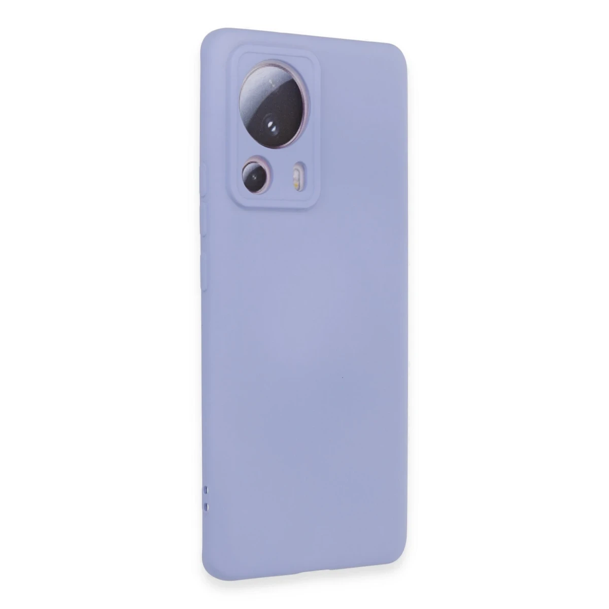 Newface Xiaomi Mi 13 Lite Kılıf Nano içi Kadife Silikon - Lila