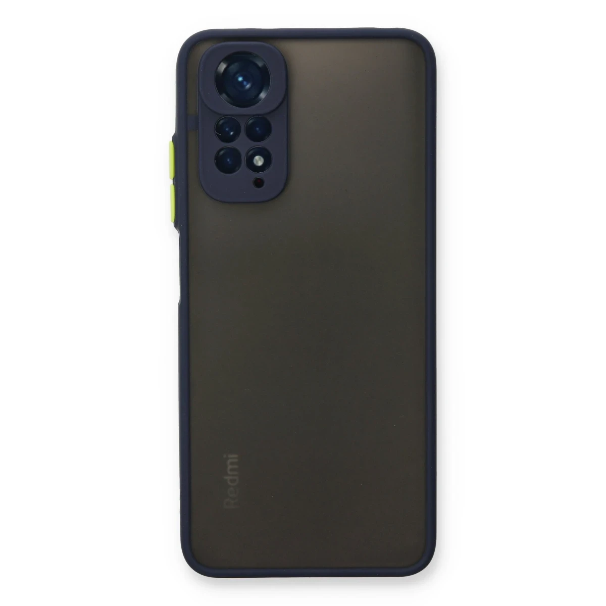 Newface Xiaomi Redmi Note 11 Pro Kılıf Montreal Silikon Kapak - Lacivert