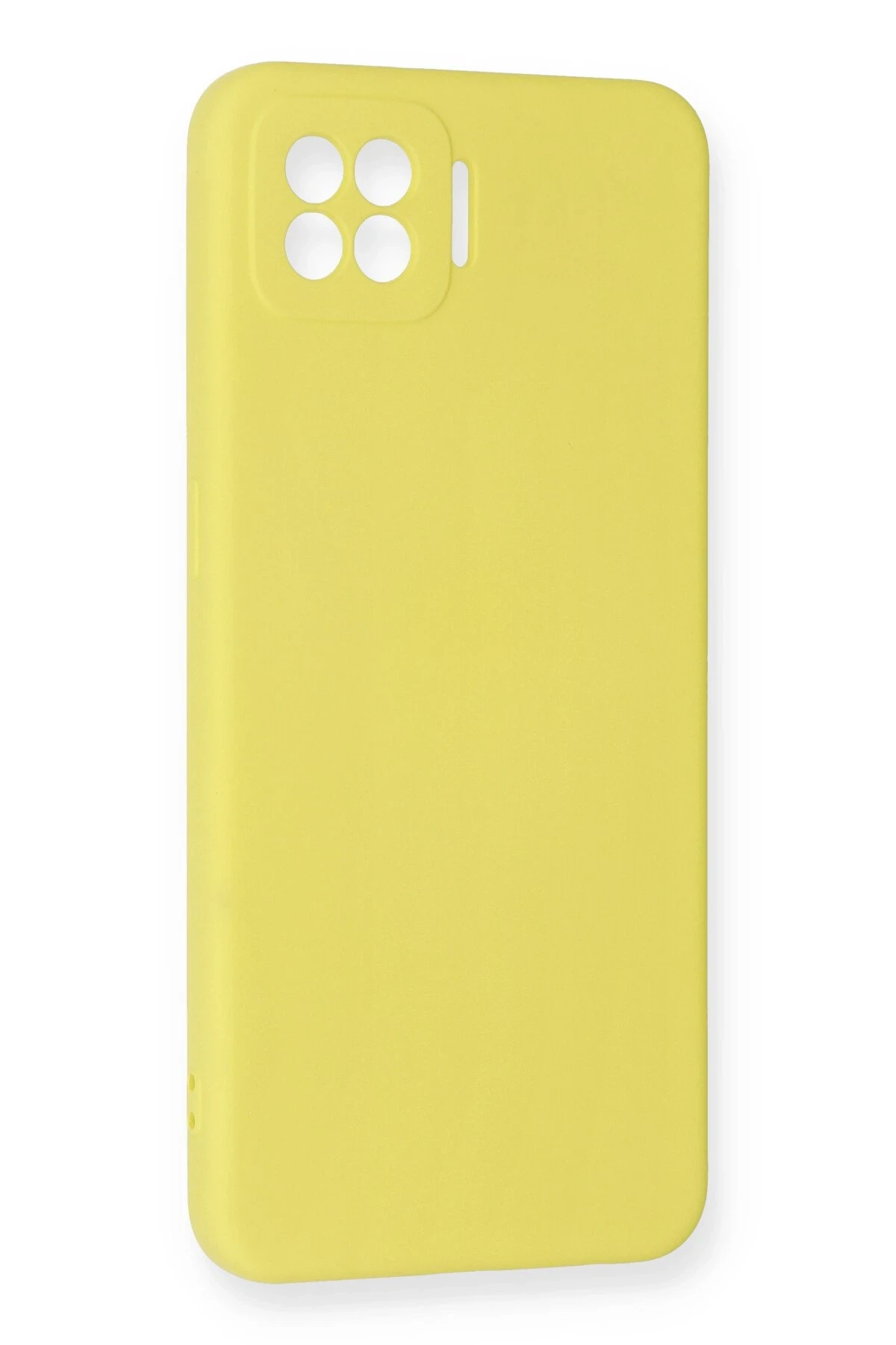 Newface Oppo A73 Kılıf Nano içi Kadife Silikon - Sarı
