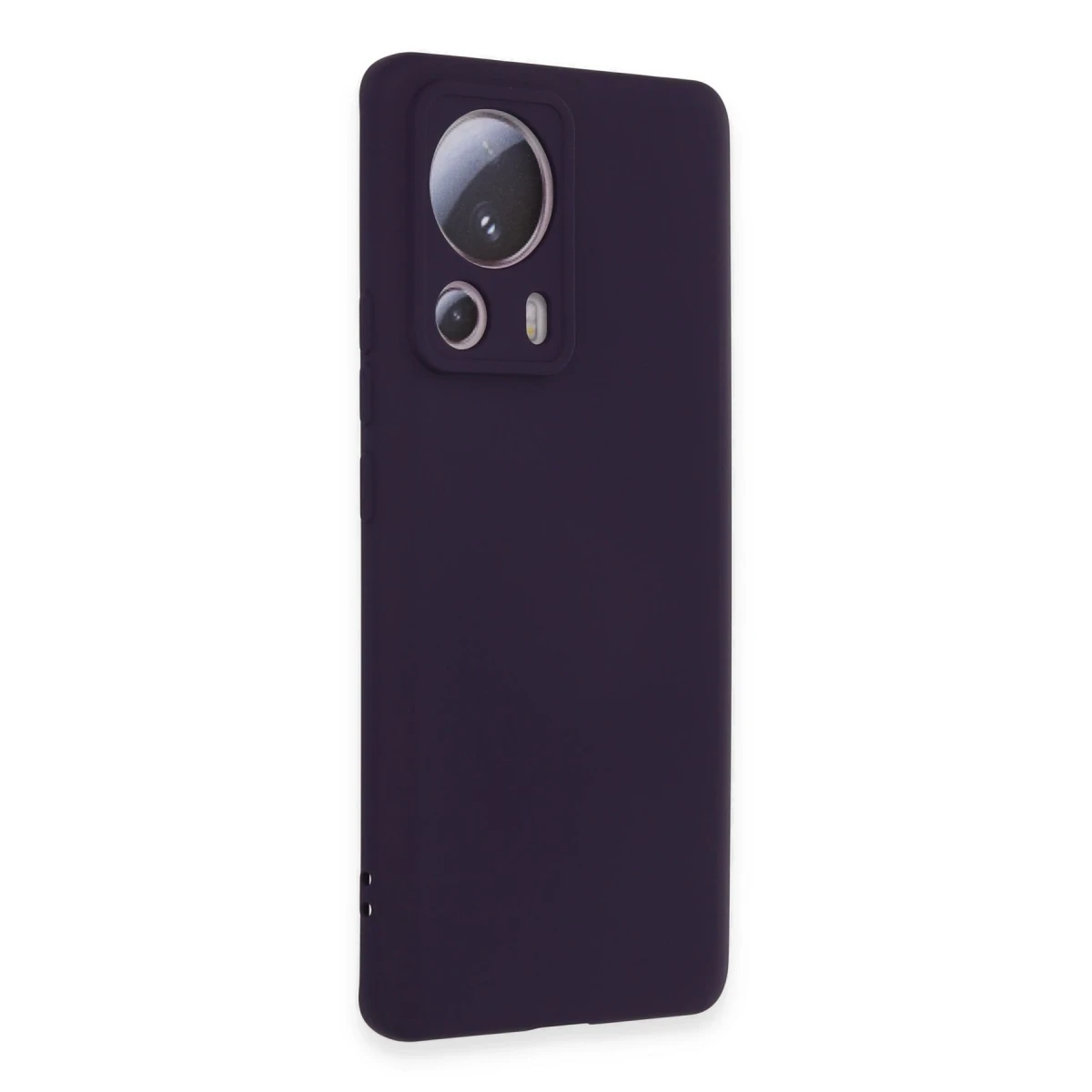 Newface Xiaomi Mi 13 Lite Kılıf Nano içi Kadife Silikon - Mor