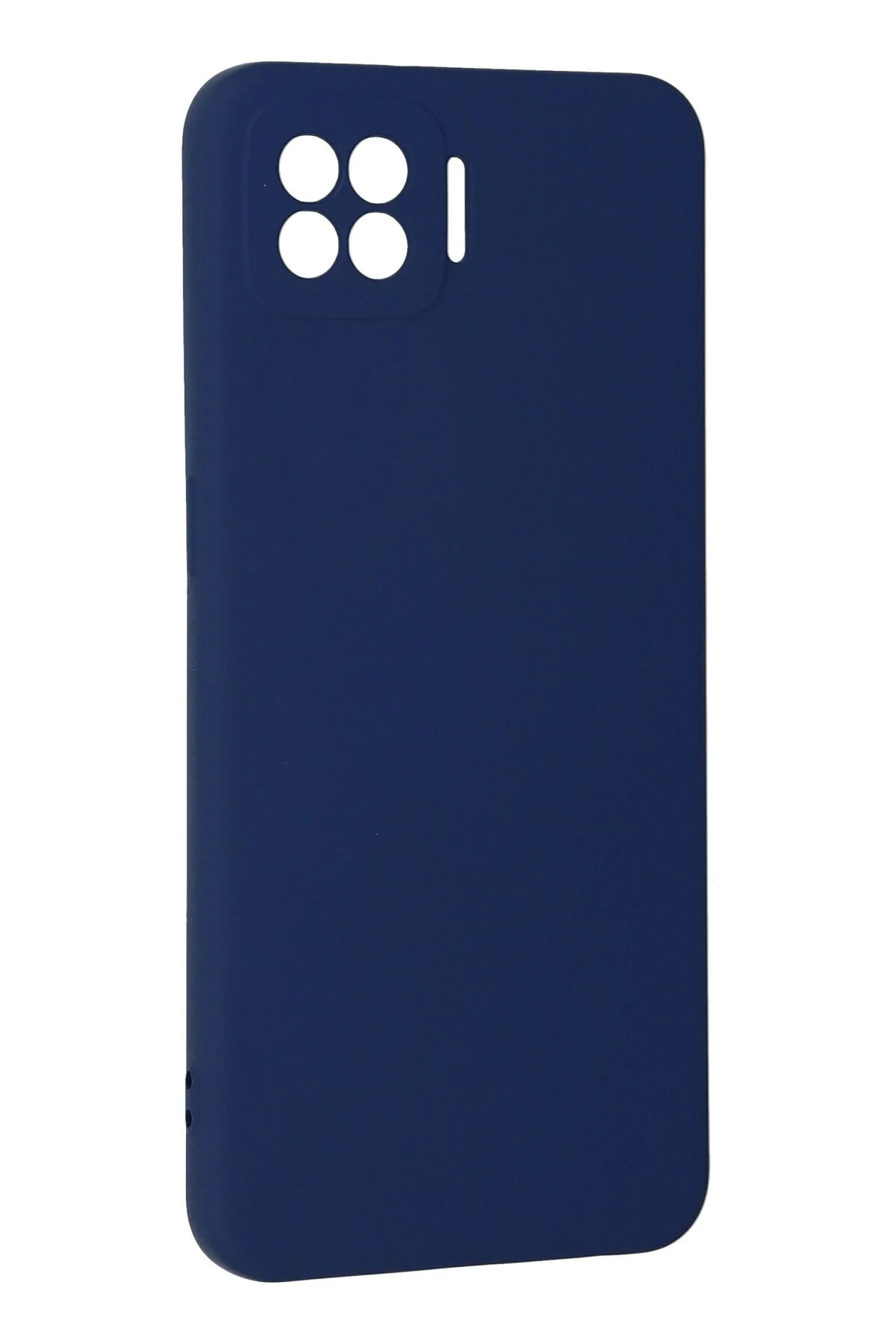 Newface Oppo A73 Kılıf Nano içi Kadife Silikon - Lacivert
