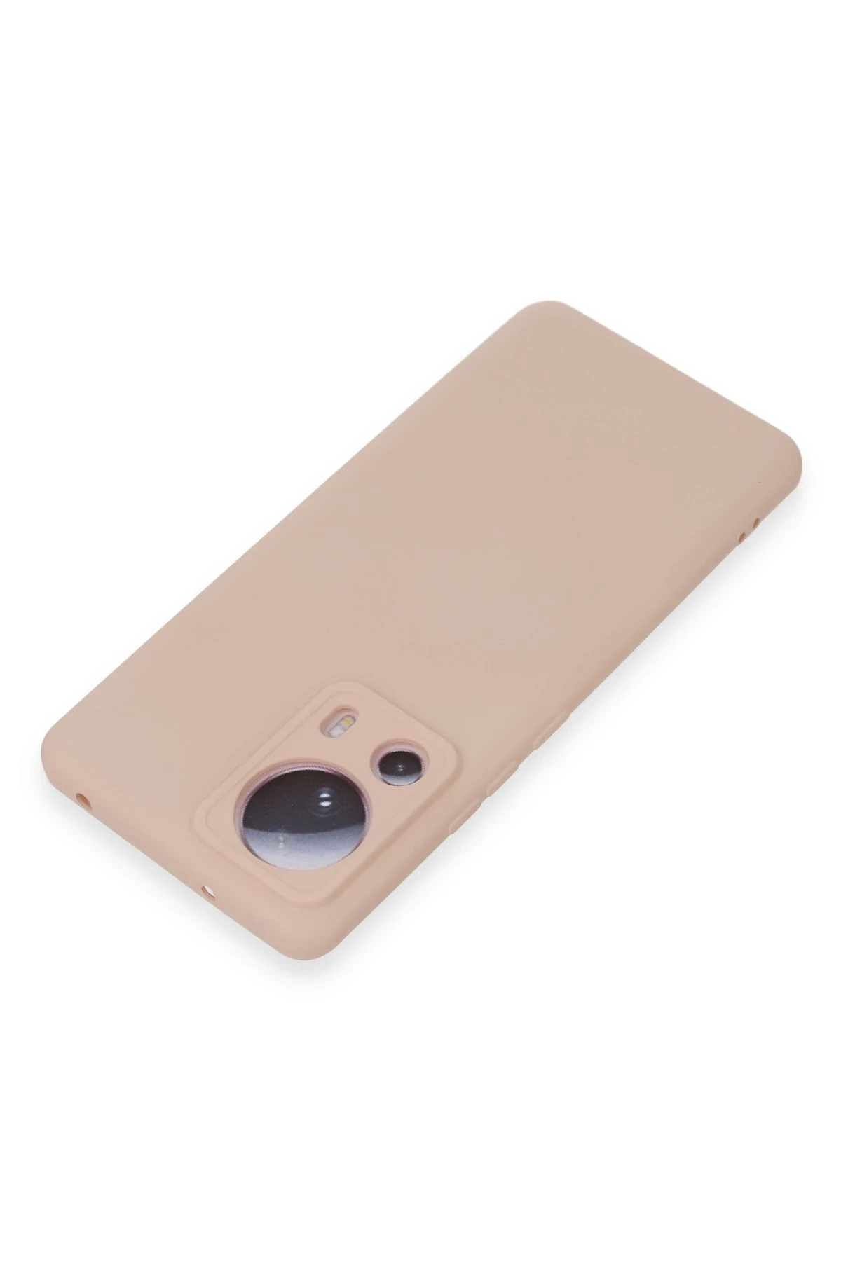 Newface Xiaomi Mi 13 Lite Kılıf Nano içi Kadife Silikon - Pudra