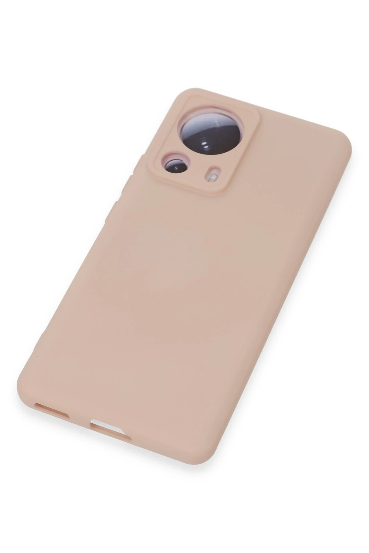 Newface Xiaomi Mi 13 Lite Kılıf Nano içi Kadife Silikon - Pudra
