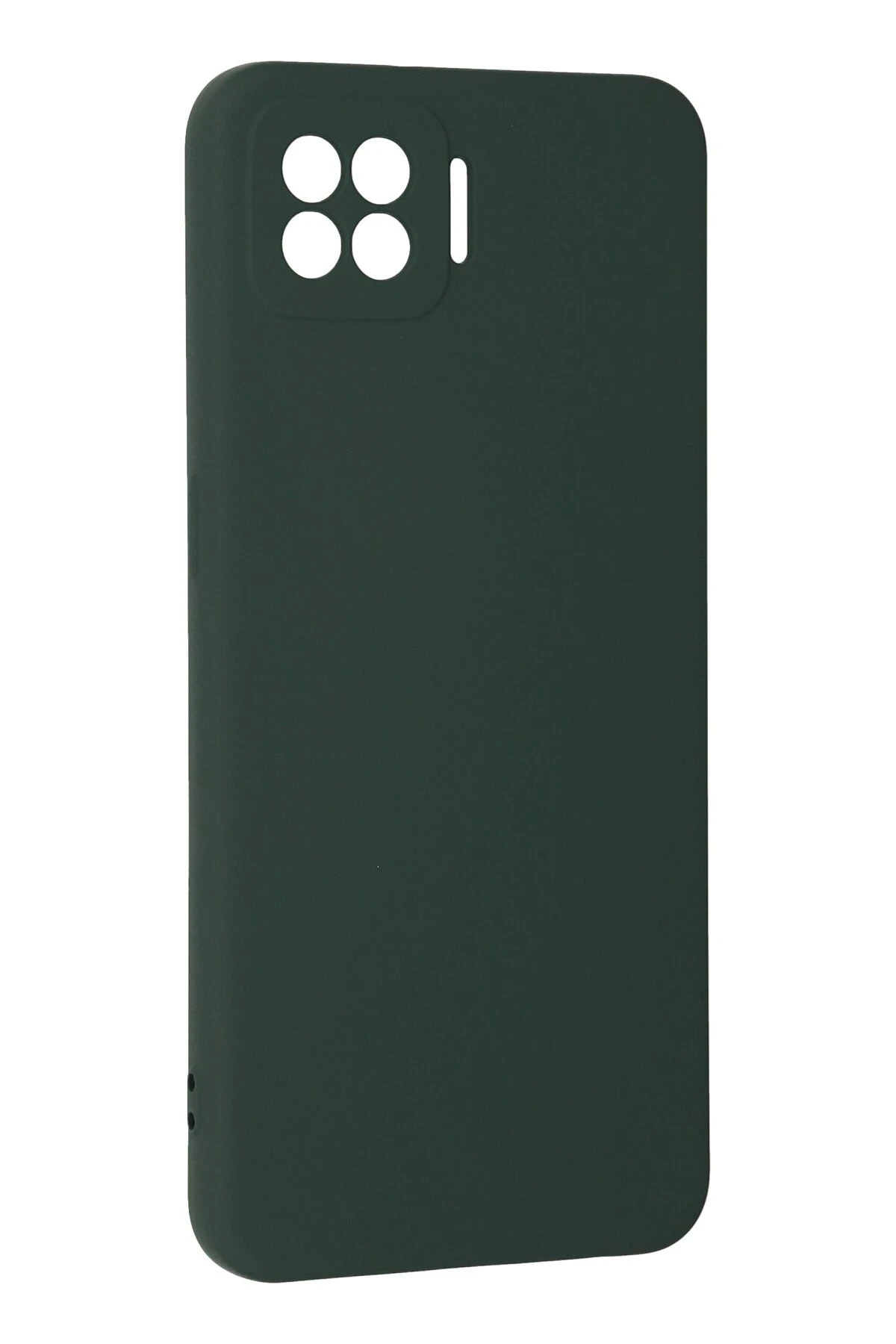Newface Oppo A73 Kılıf Nano içi Kadife Silikon - Koyu Yeşil