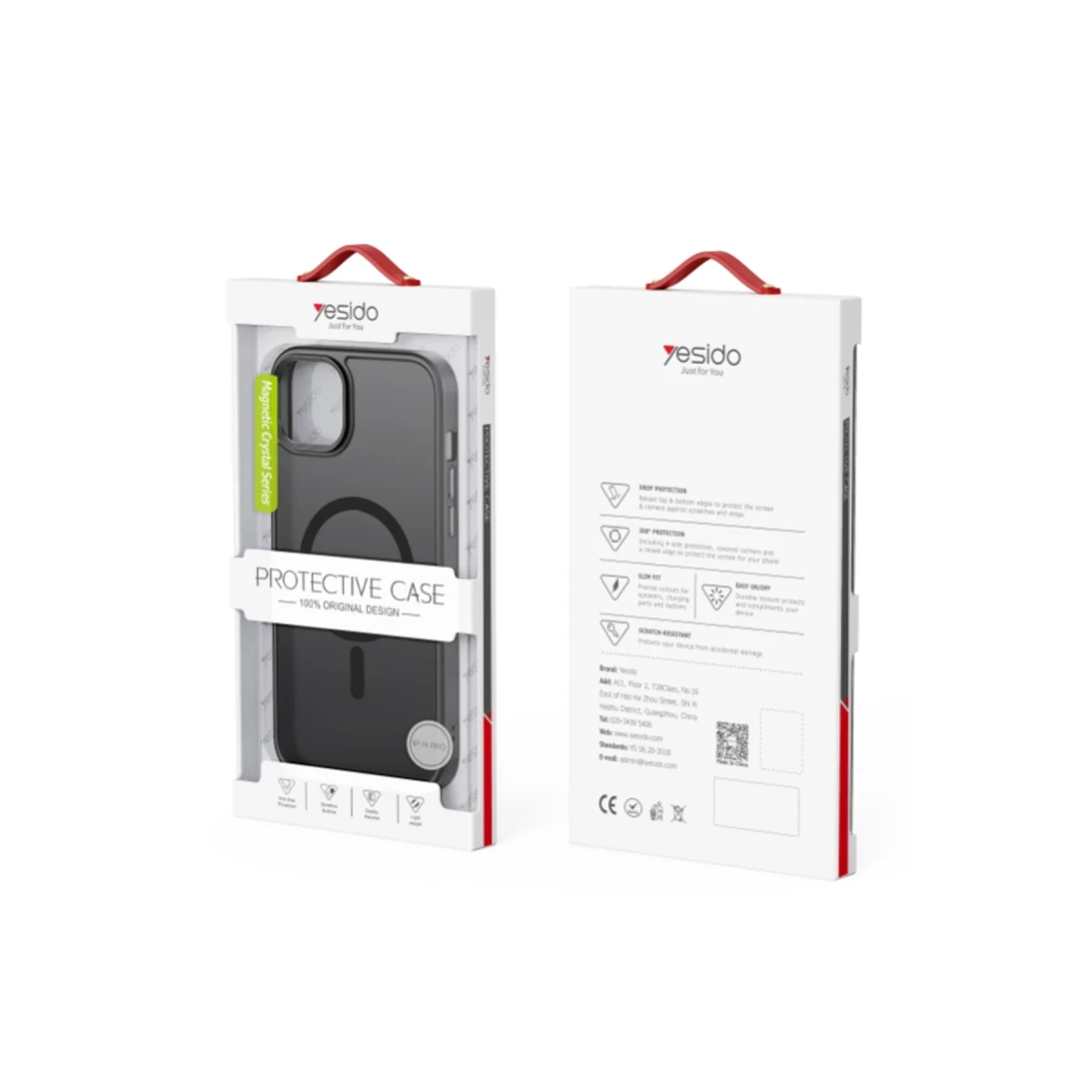 Yesido Apple iPhone 16 Pro Max PC06 Tower Magsafe Kapak - Siyah