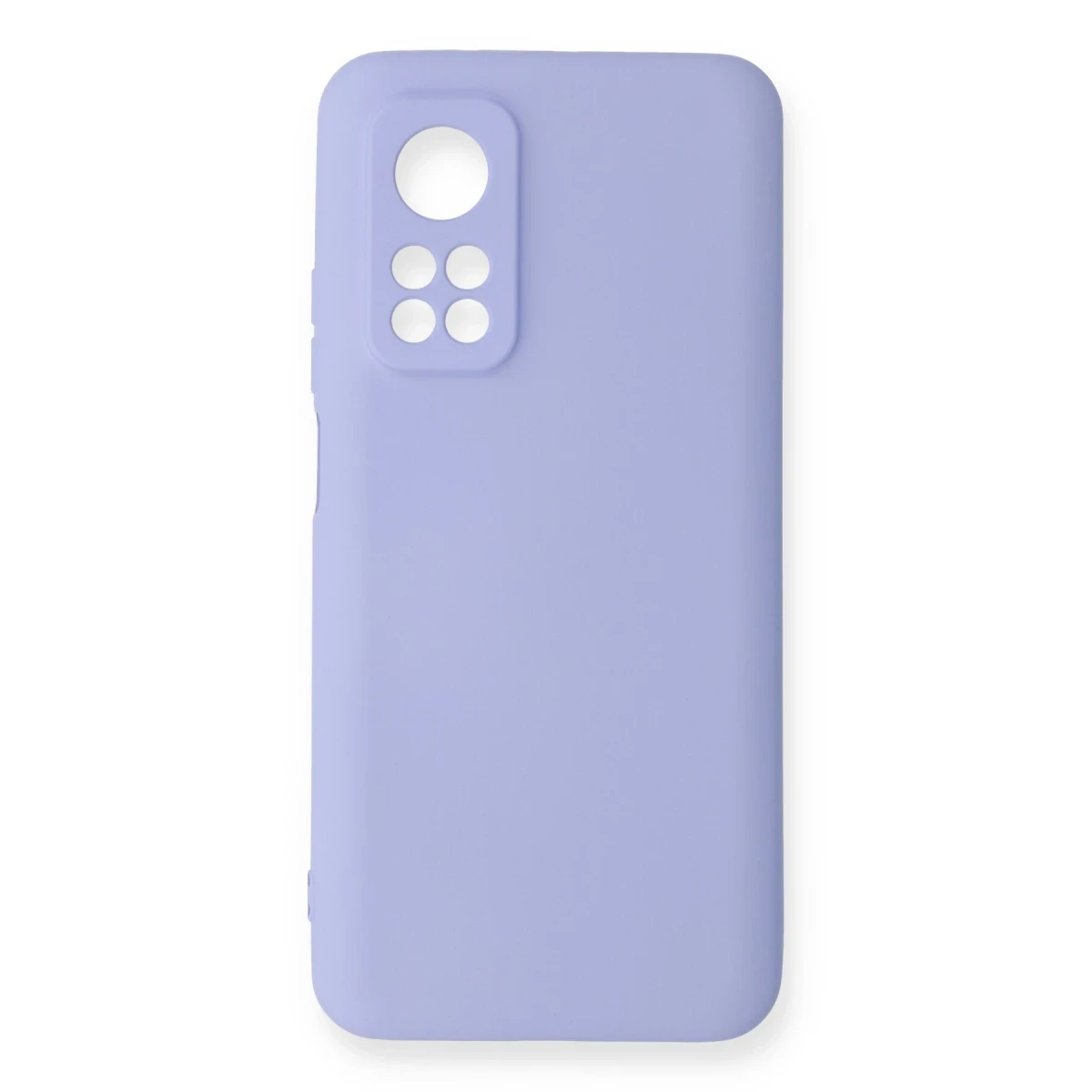 Newface Xiaomi Mi 10T Kılıf Nano içi Kadife Silikon - Lila