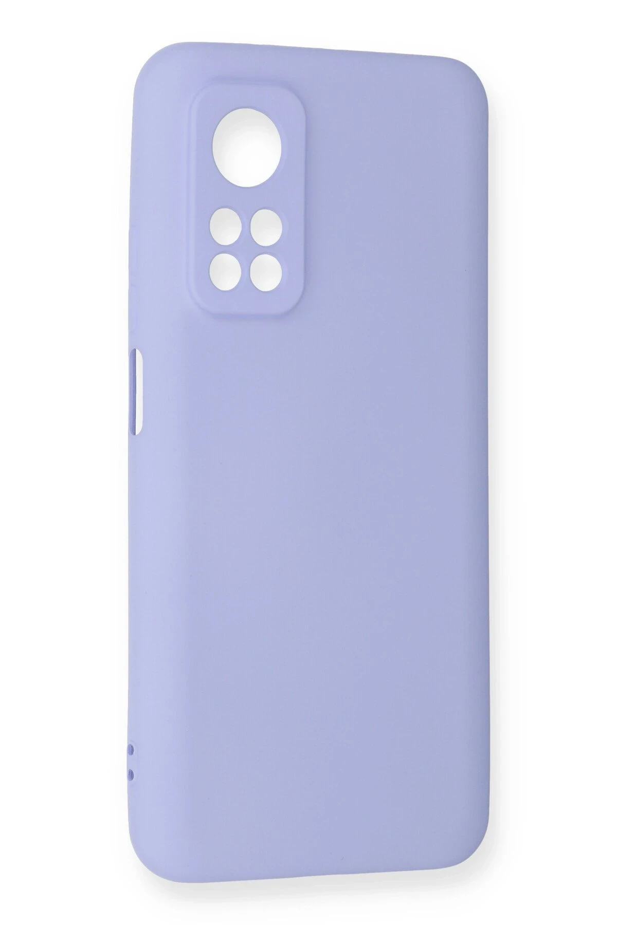 Newface Xiaomi Mi 10T Kılıf Nano içi Kadife Silikon - Lila