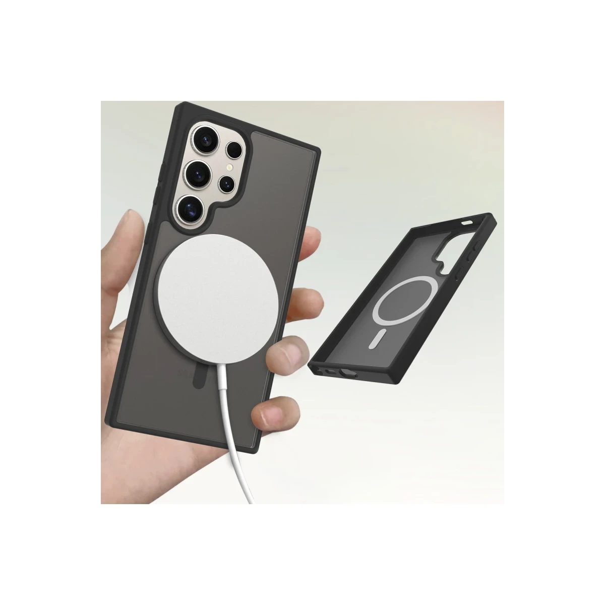 Joko Samsung Galaxy S24 Ultra Jota Magsafe Kapak - Derin Mor