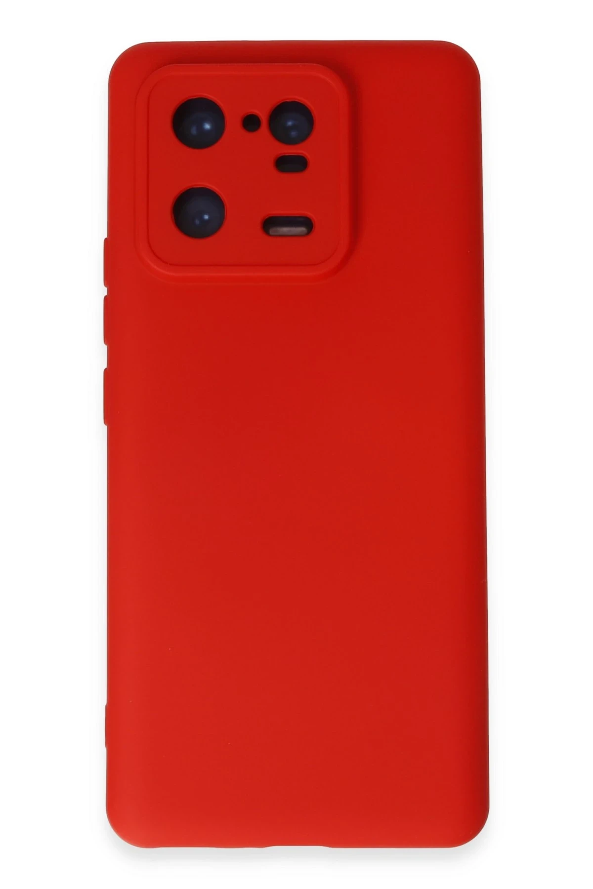 Newface Xiaomi Mi 13 Pro Kılıf Nano içi Kadife Silikon - Kırmızı