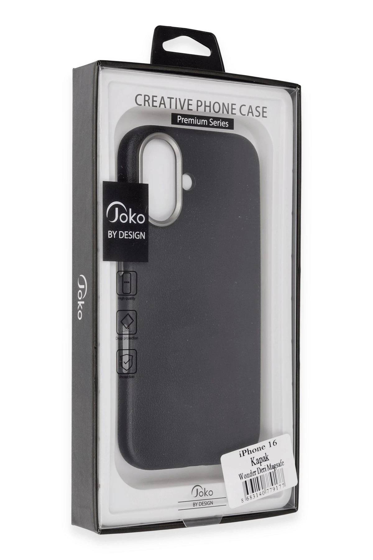 Joko Apple iPhone 16 Wonder Deri Magsafe Kapak - Siyah — görsel 3