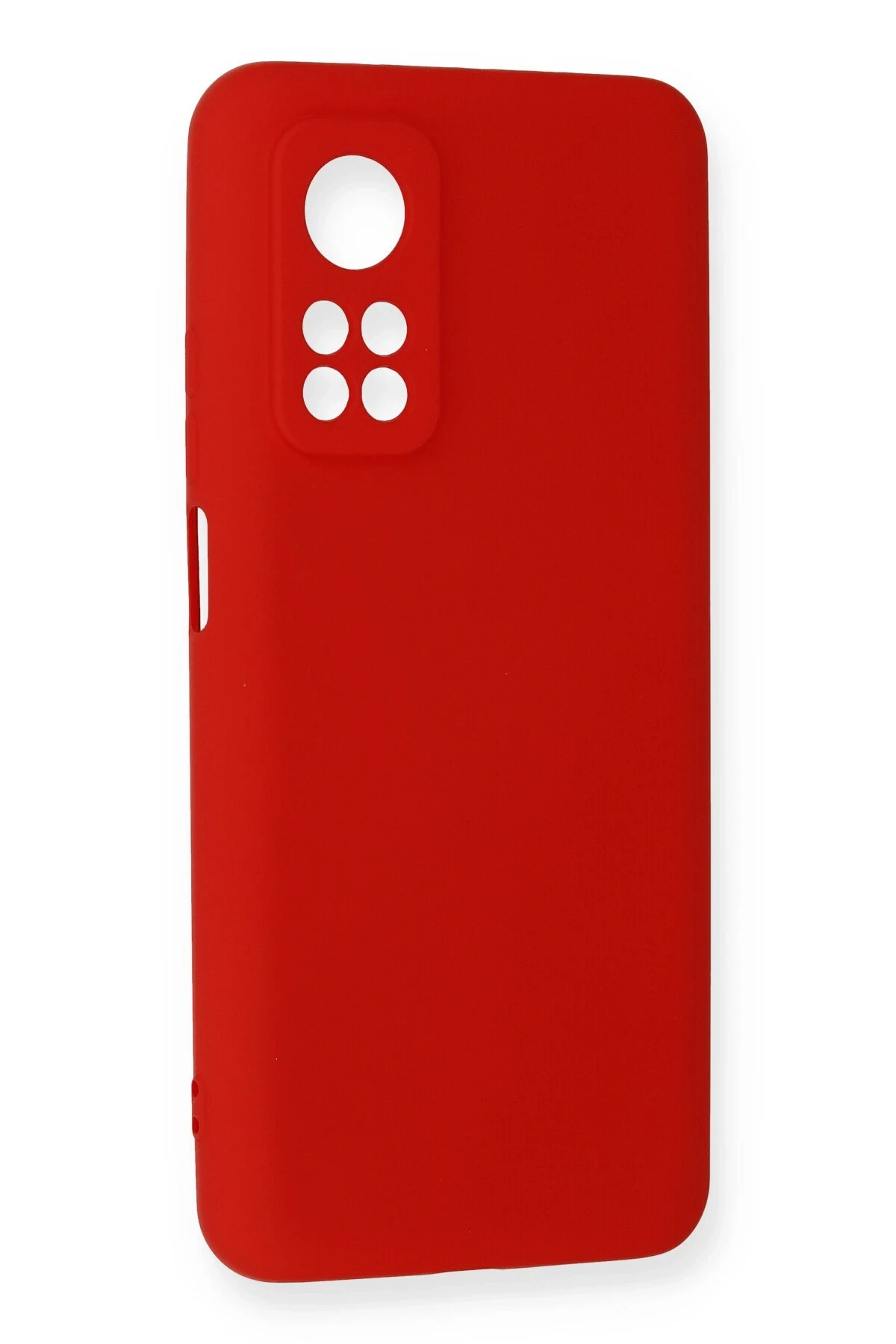 Newface Xiaomi Mi 10T Kılıf Nano içi Kadife Silikon - Kırmızı