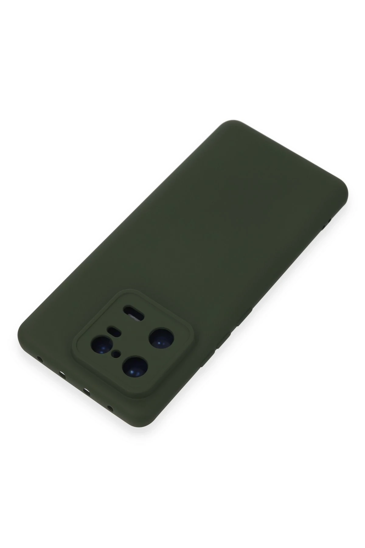 Newface Xiaomi Mi 13 Pro Kılıf Nano içi Kadife Silikon - Koyu Yeşil