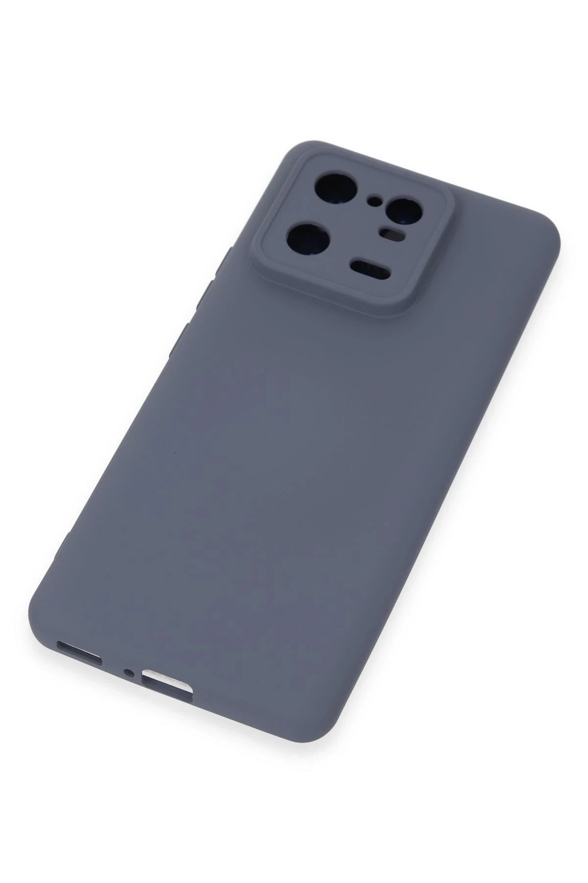 Newface Xiaomi Mi 13 Pro Kılıf Nano içi Kadife Silikon - Gri