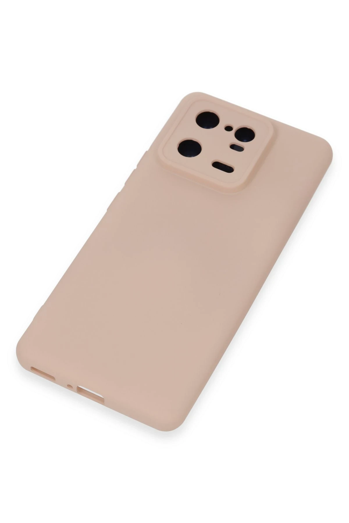 Newface Xiaomi Mi 13 Pro Kılıf Nano içi Kadife Silikon - Pudra
