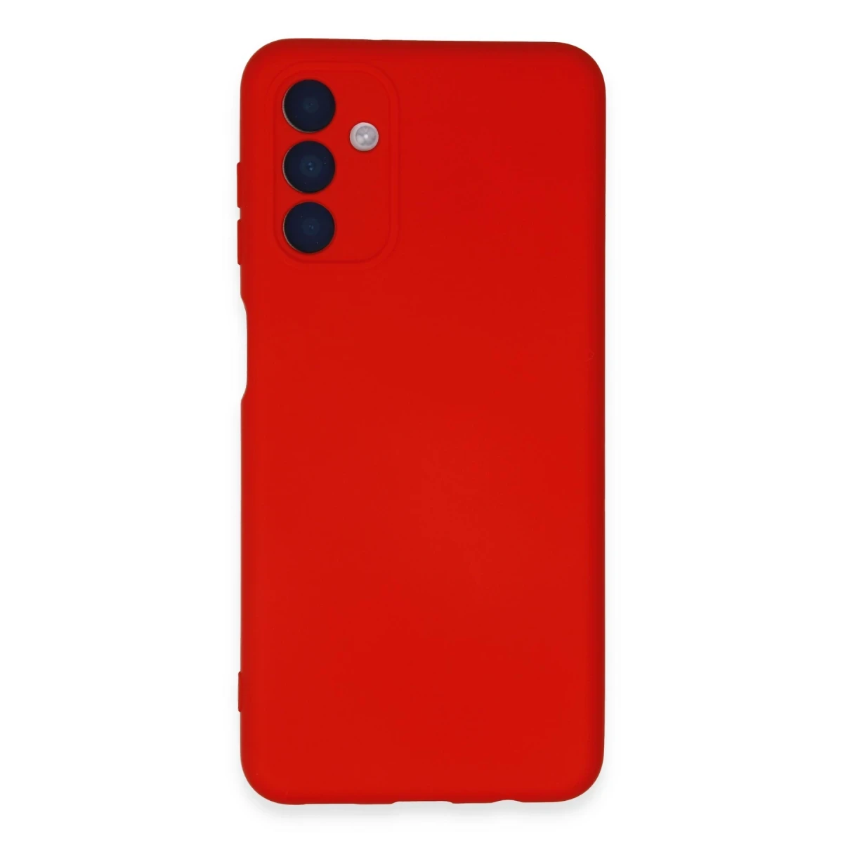 Newface Samsung Galaxy A24 4G Kılıf Nano içi Kadife Silikon - Kırmızı