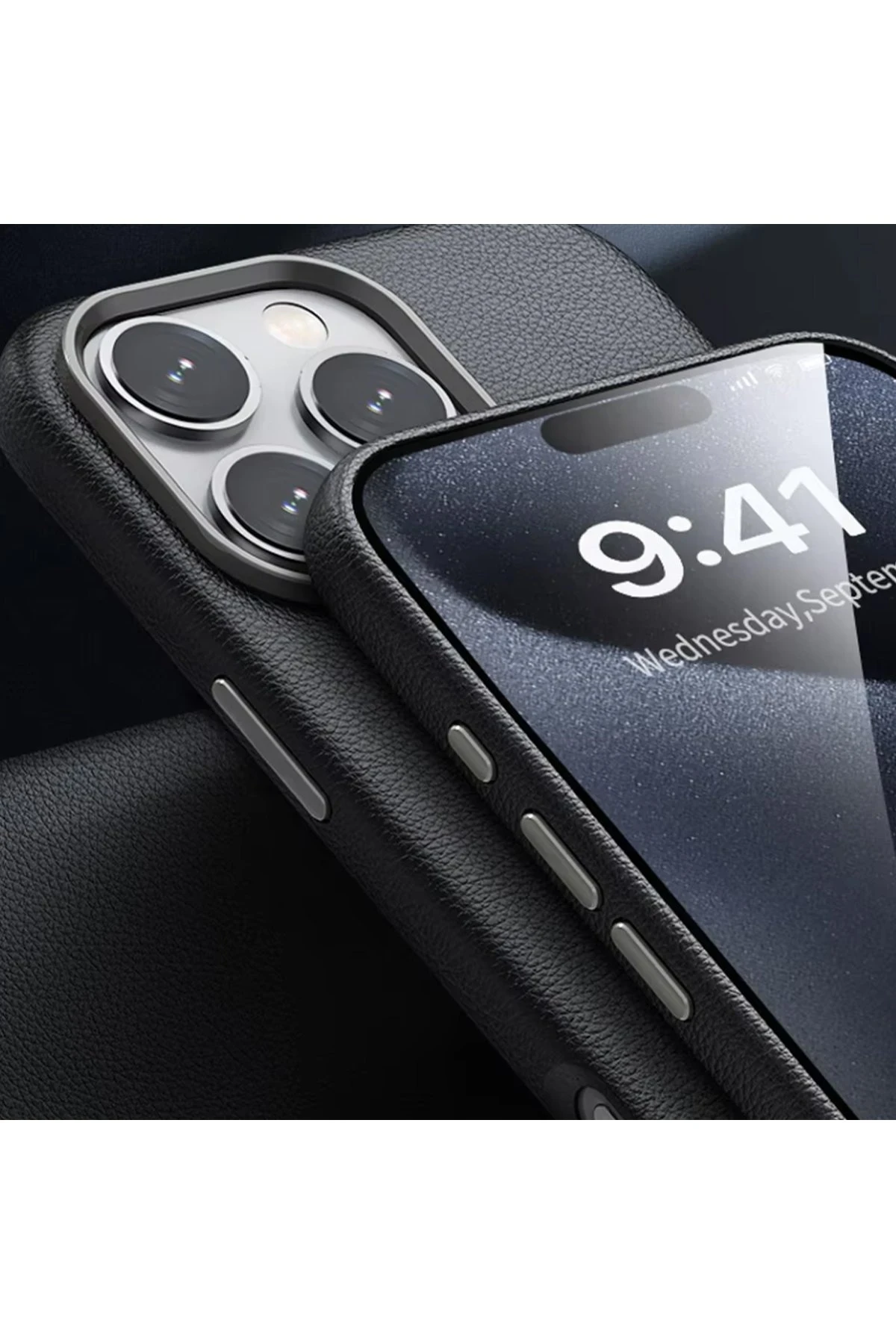 Joko iPhone 16 Pro Max Wonder Deri Magsafe Kapak - Siyah