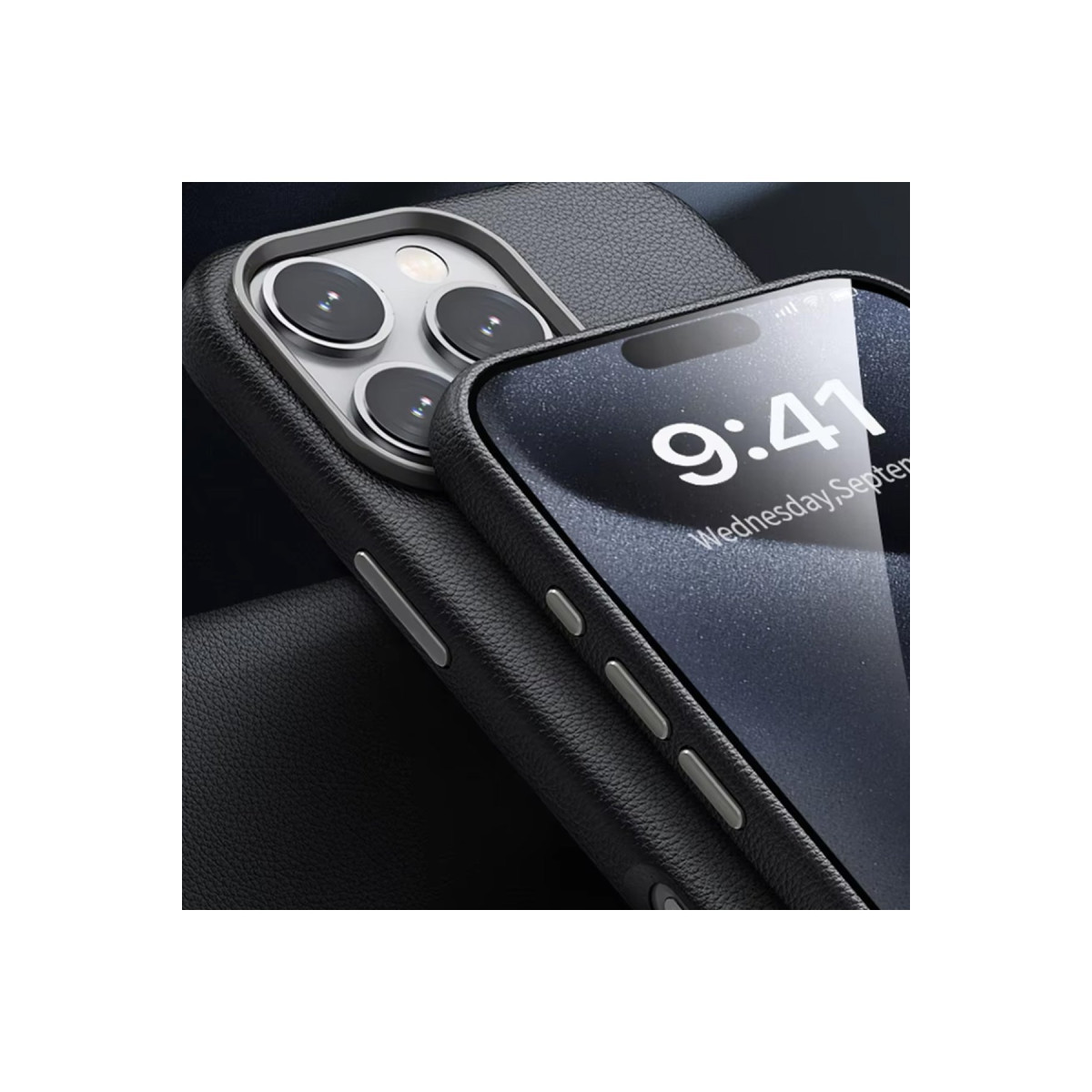 Joko Apple iPhone 16 Pro Max Wonder Deri Magsafe Kapak - Siyah — görsel 6