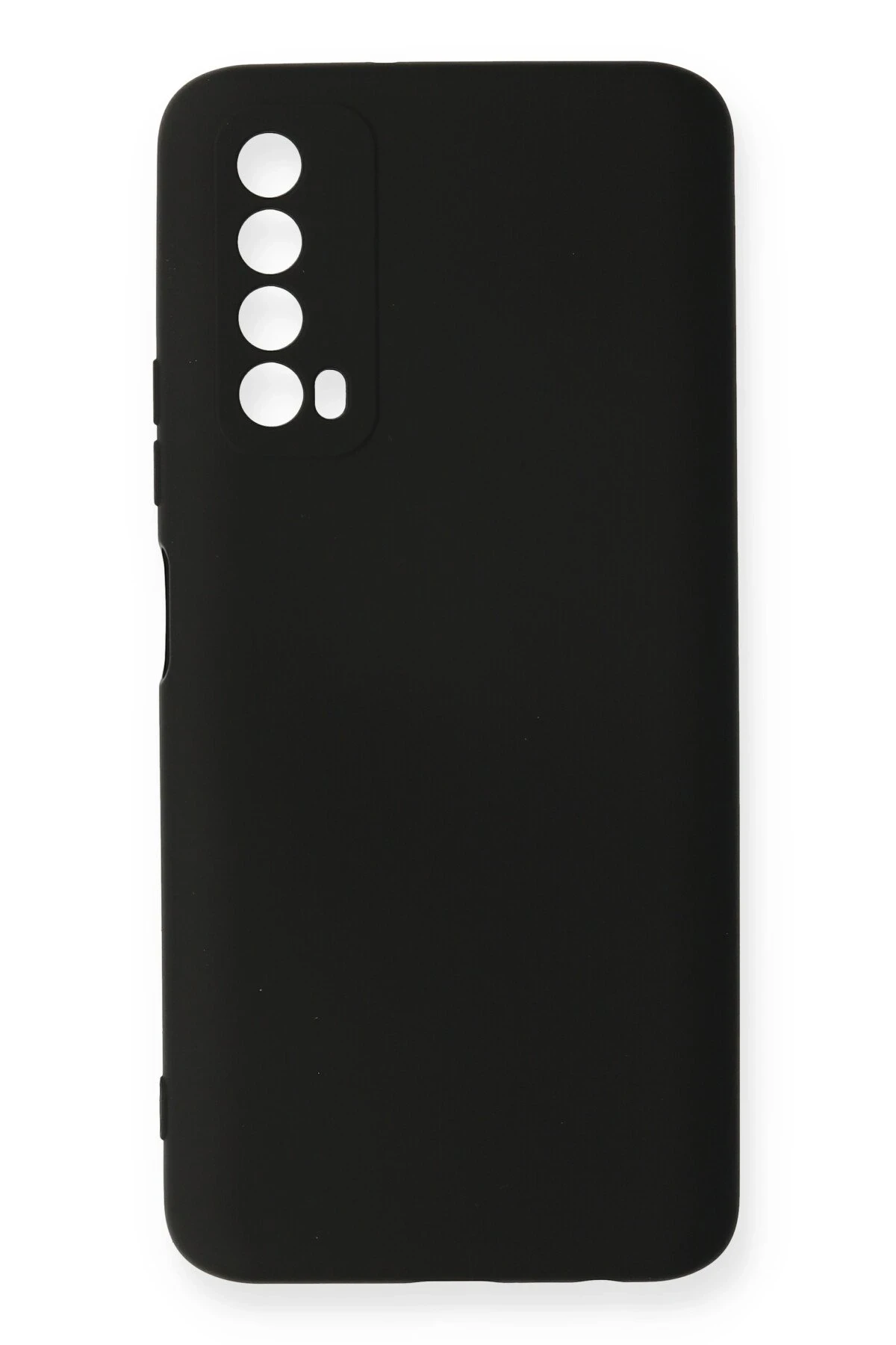 Newface Huawei P Smart 2021 Kılıf Nano içi Kadife Silikon - Siyah