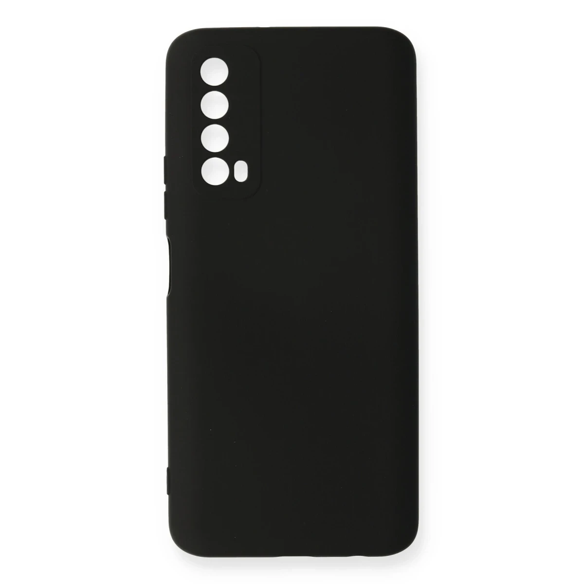 Newface Huawei P Smart 2021 Kılıf Nano içi Kadife Silikon - Siyah