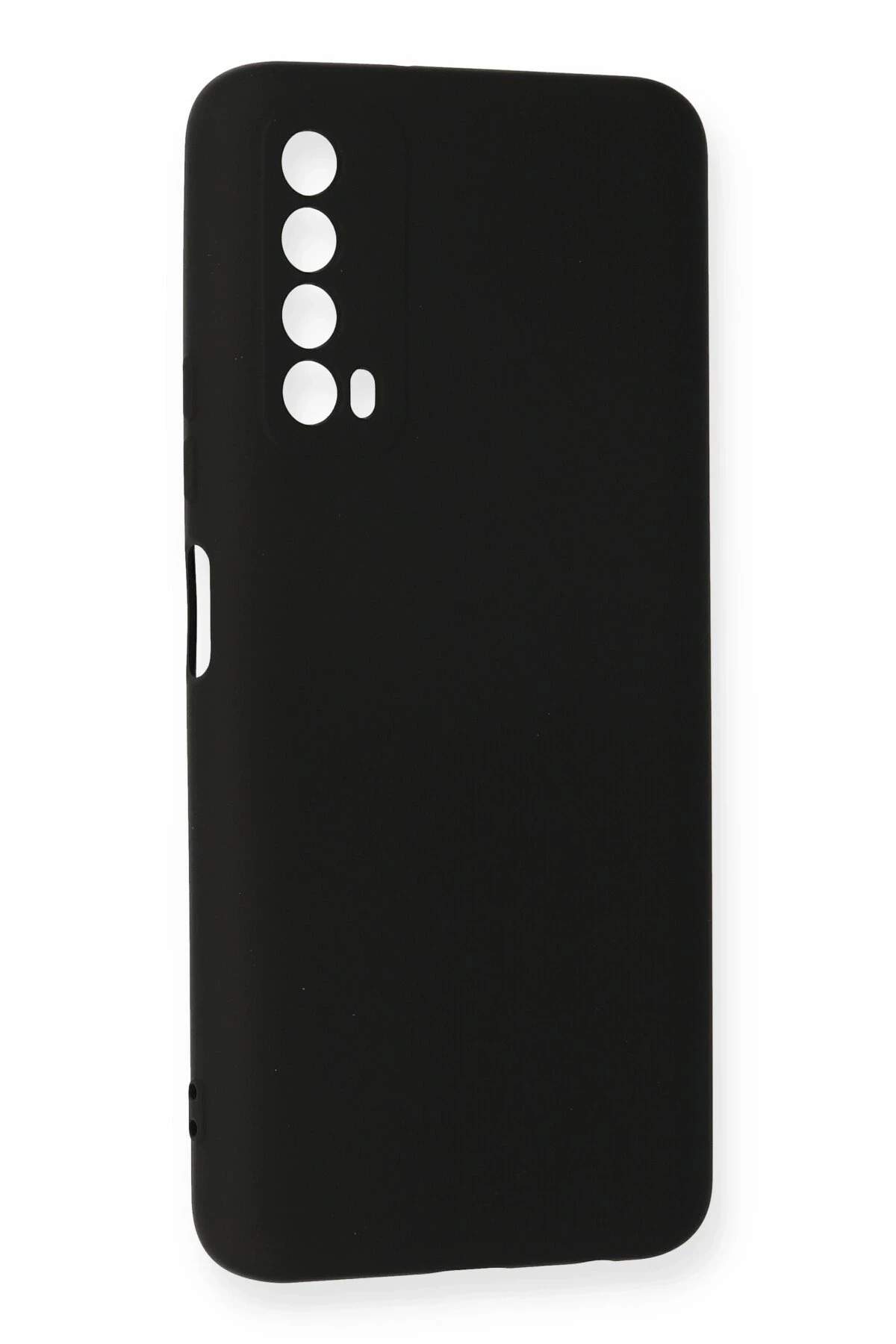Newface Huawei P Smart 2021 Kılıf Nano içi Kadife Silikon - Siyah