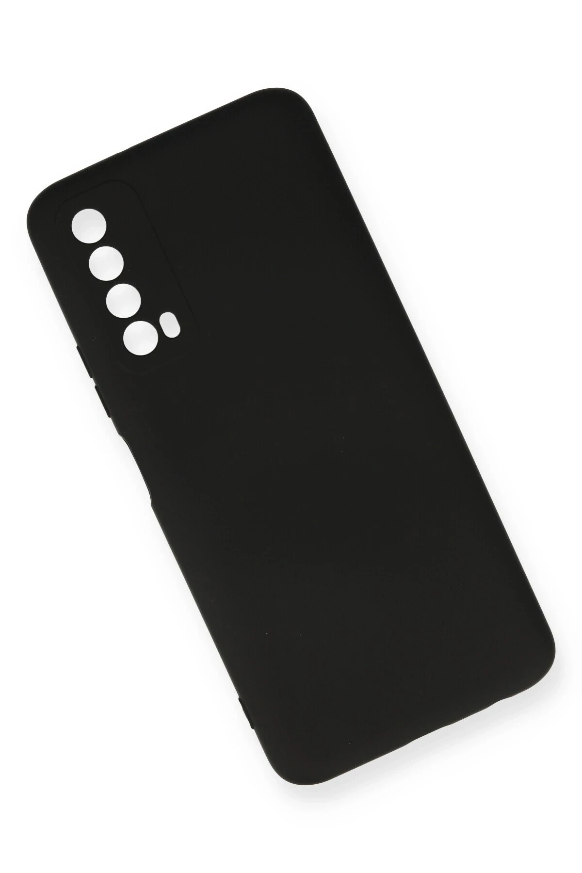 Newface Huawei P Smart 2021 Kılıf Nano içi Kadife Silikon - Siyah