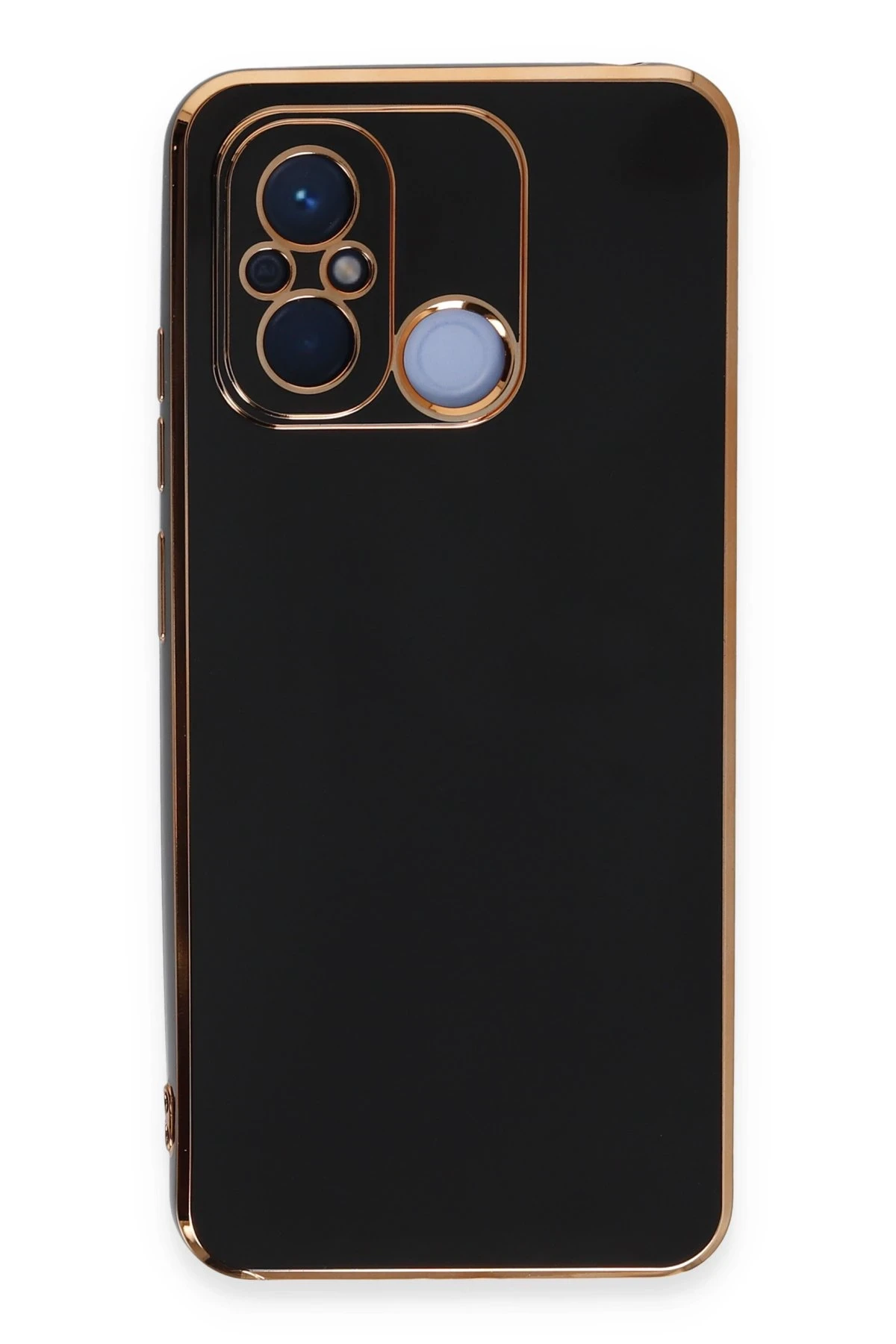 Newface Xiaomi Redmi 12C Kılıf Volet Silikon - Siyah