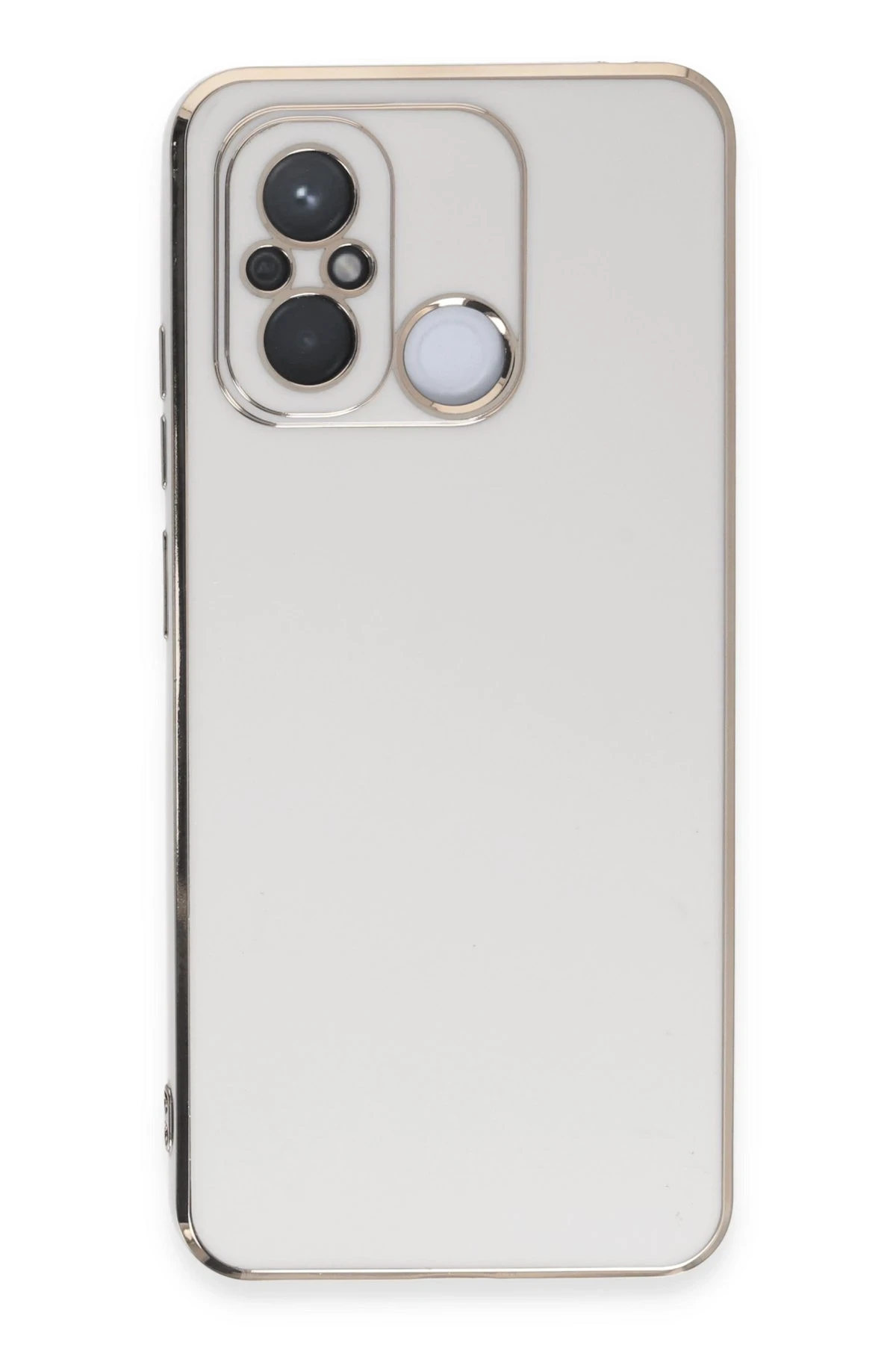 Newface Xiaomi Redmi 12C Kılıf Volet Silikon - Beyaz