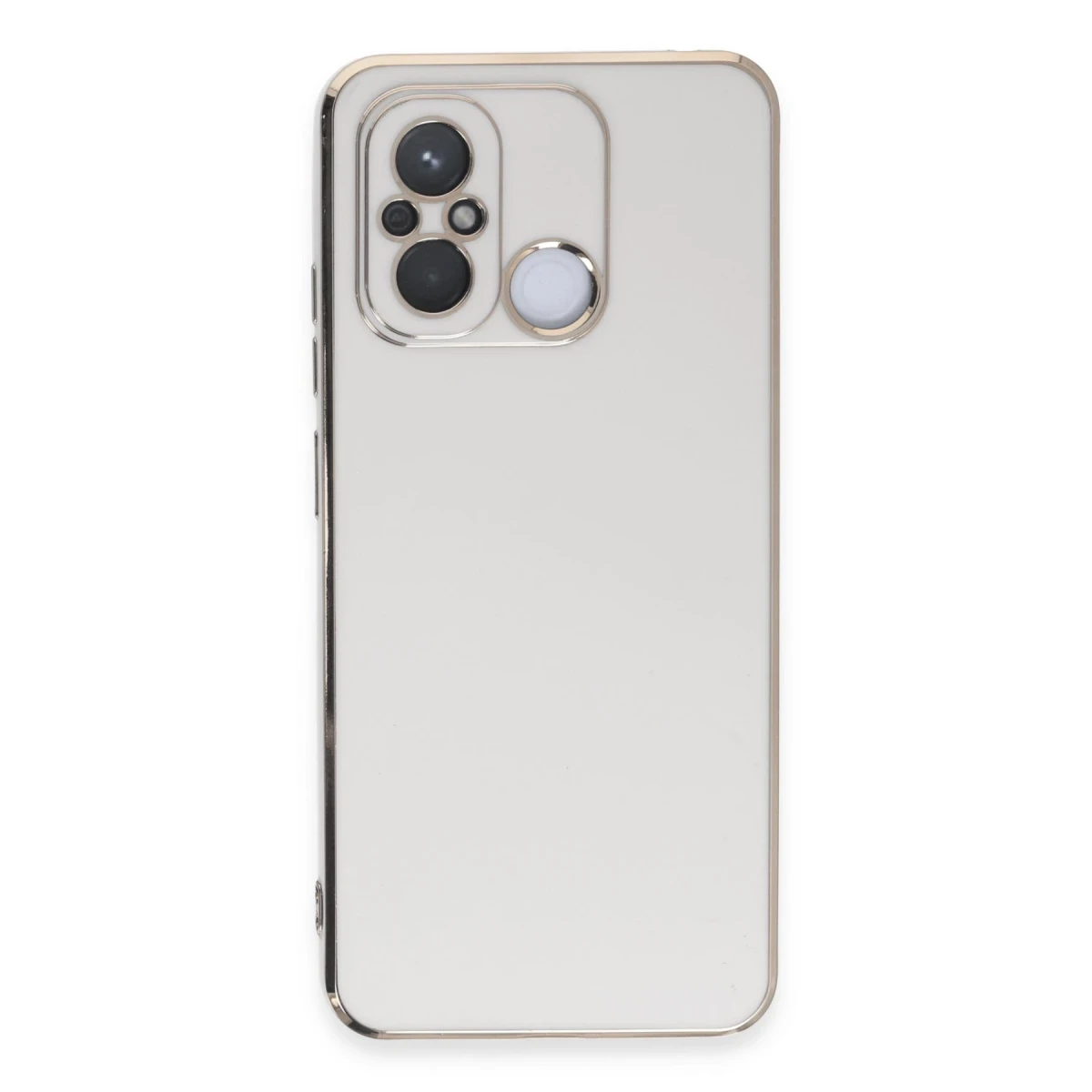 Newface Xiaomi Redmi 12C Kılıf Volet Silikon - Beyaz