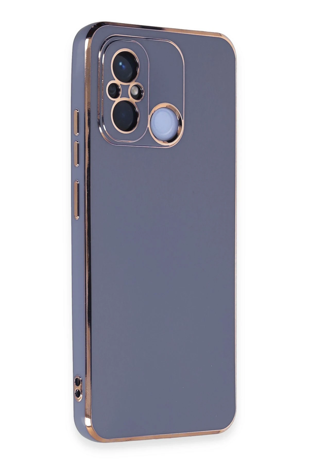 Newface Xiaomi Redmi 12C Kılıf Volet Silikon - Mavi