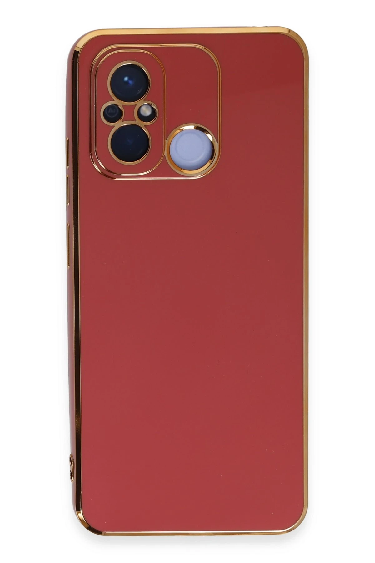 Newface Xiaomi Redmi 12C Kılıf Volet Silikon - Kırmızı