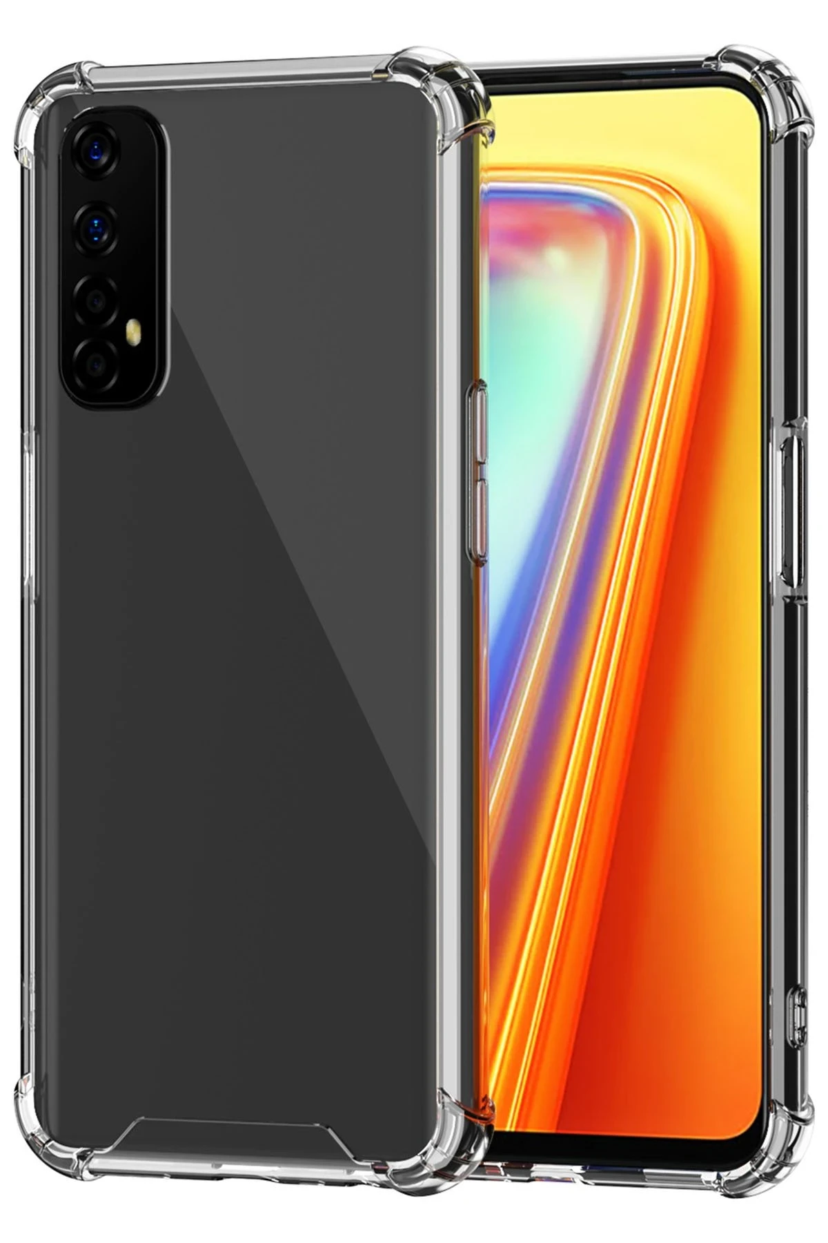 Newface Realme 7 Kılıf Olex Tpu Silikon - Şeffaf