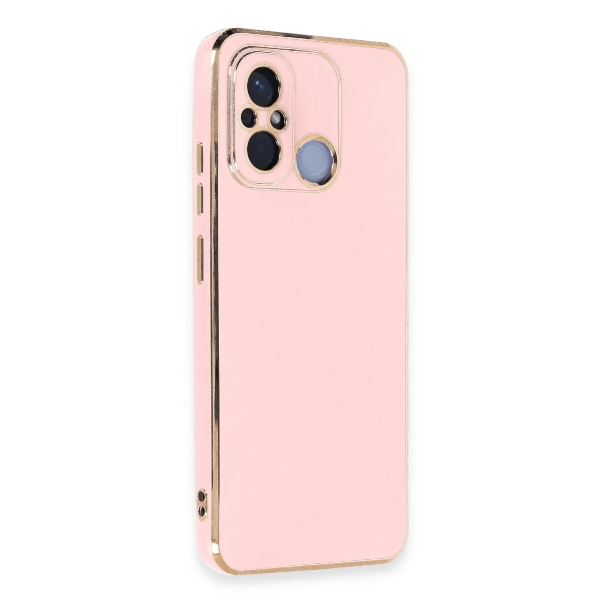 Newface Xiaomi Redmi 12C Kılıf Volet Silikon - Pembe