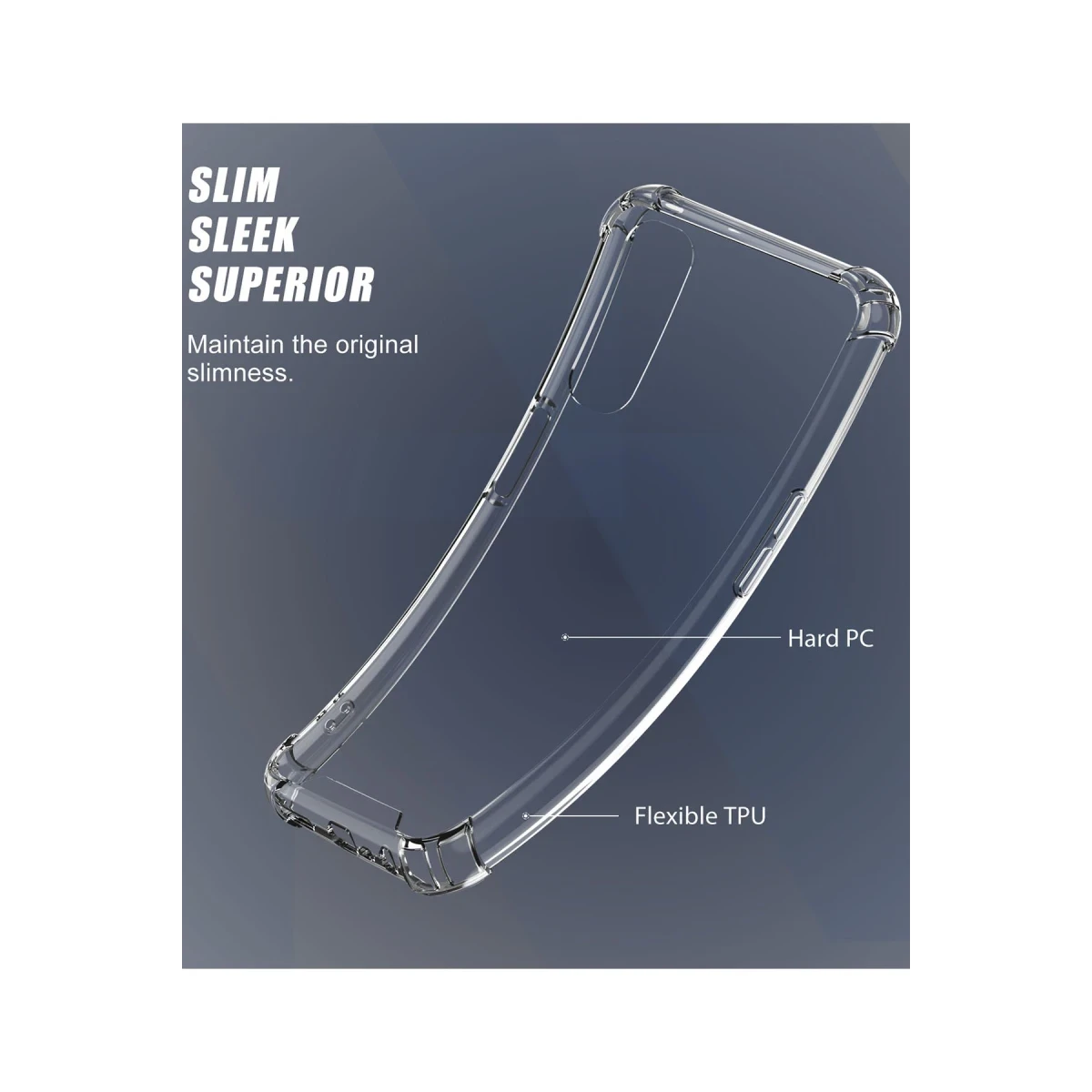 Newface Realme 7 Kılıf Olex Tpu Silikon - Şeffaf