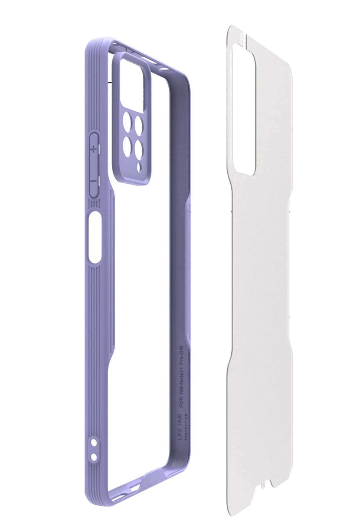 Newface Xiaomi Redmi Note 11 Pro Kılıf Platin Silikon - Mavi