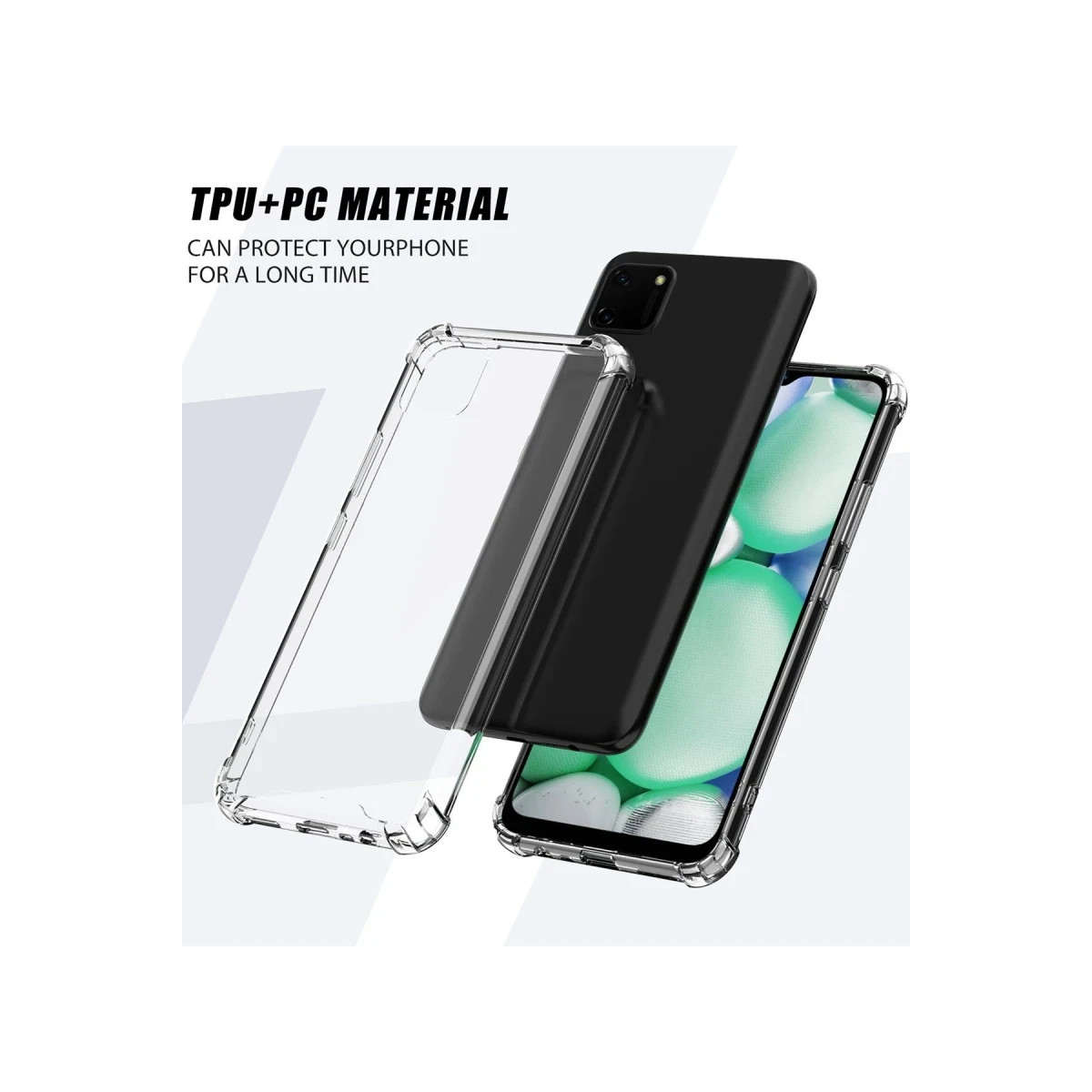 Newface Realme C11 Kılıf Olex Tpu Silikon - Şeffaf