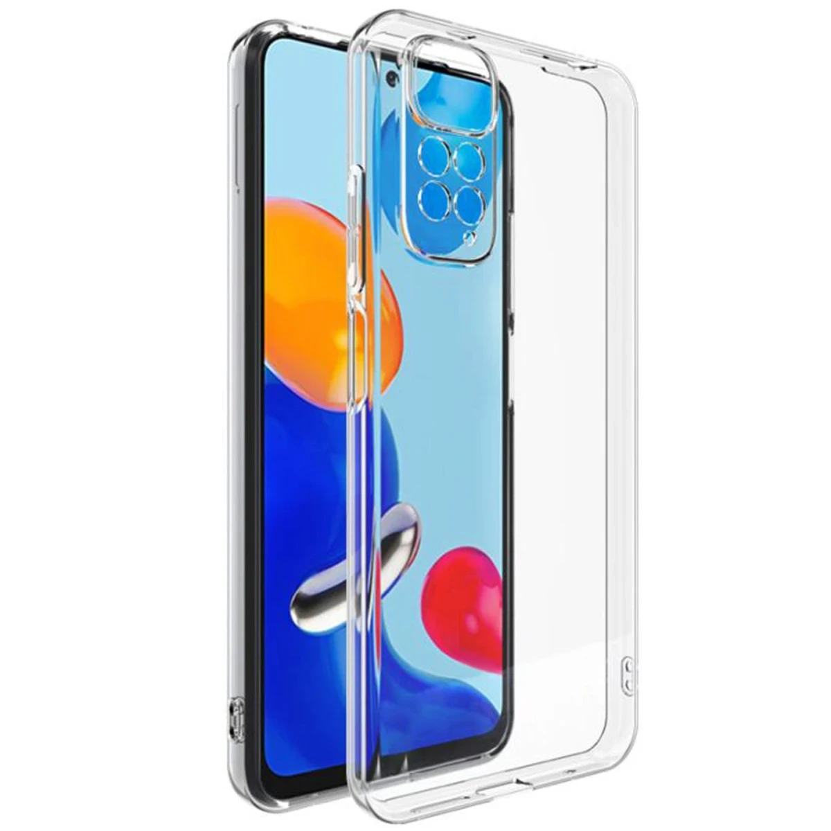 Newface Xiaomi Redmi Note 11S Kılıf Lüx Şeffaf Silikon