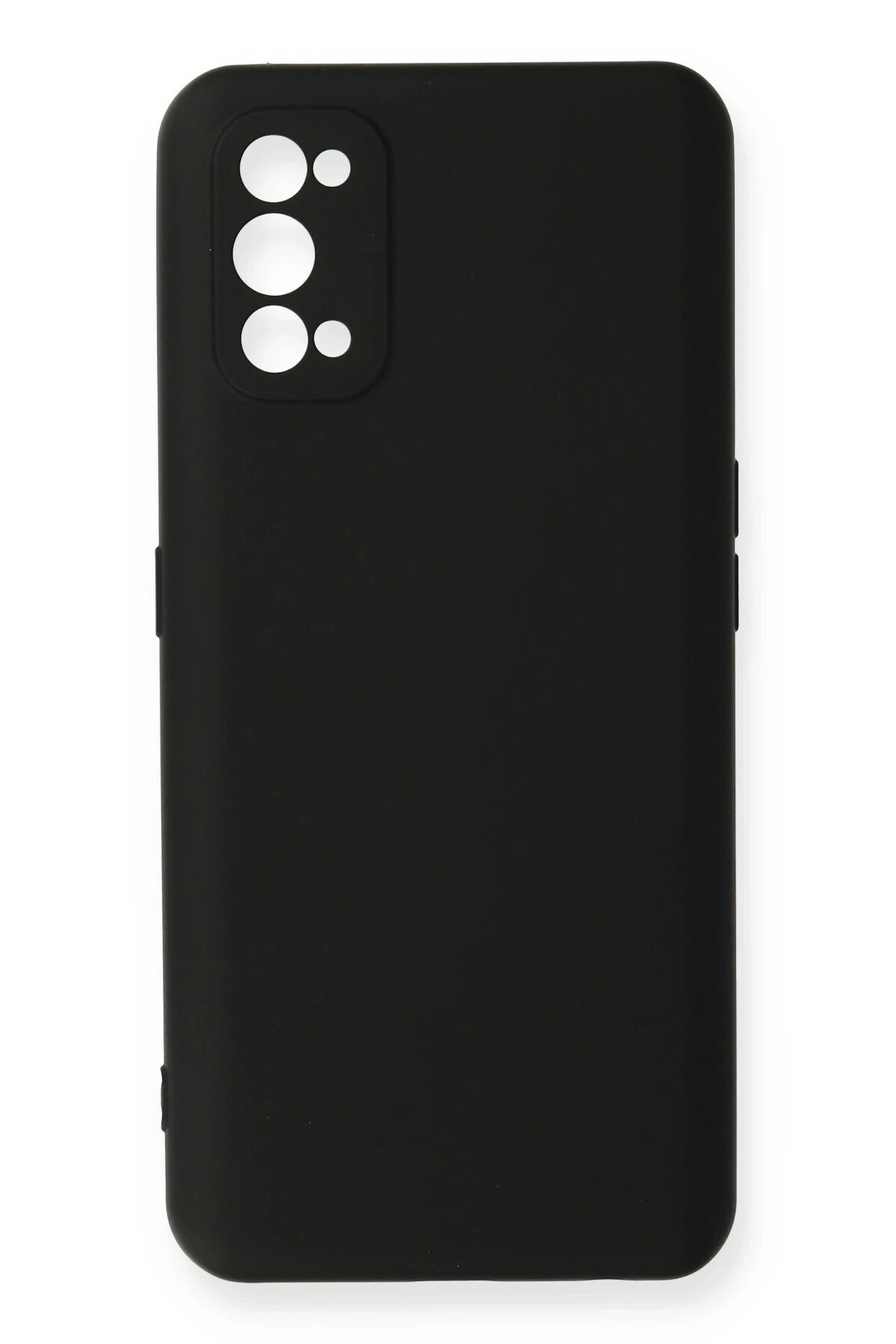 Newface Realme 7 Pro Kılıf Nano içi Kadife Silikon - Siyah