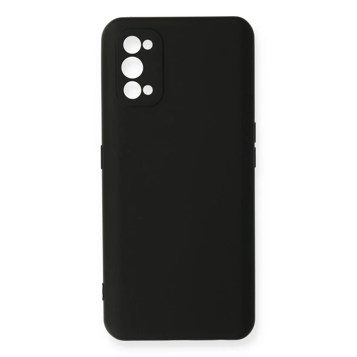 Newface Realme 7 Pro Kılıf Nano içi Kadife Silikon - Siyah