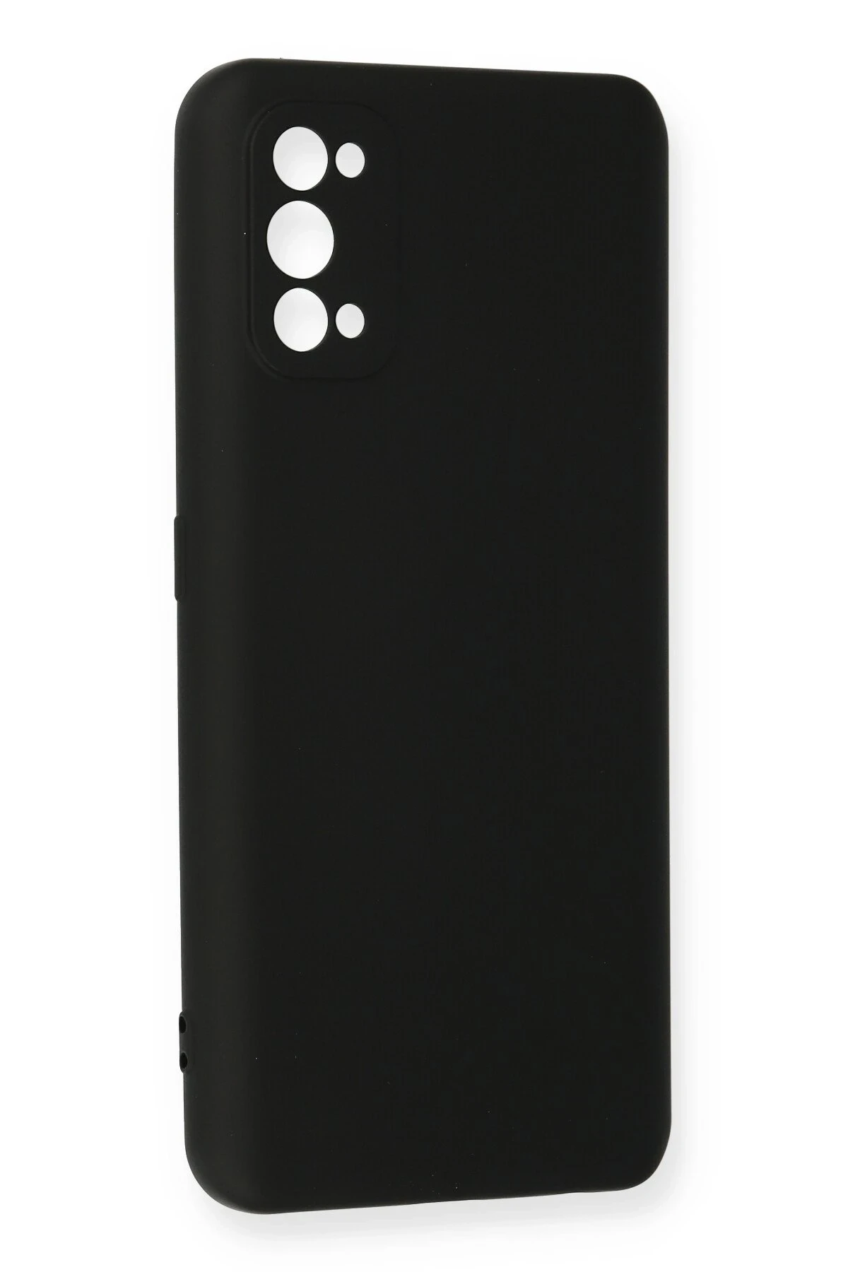 Newface Realme 7 Pro Kılıf Nano içi Kadife Silikon - Siyah