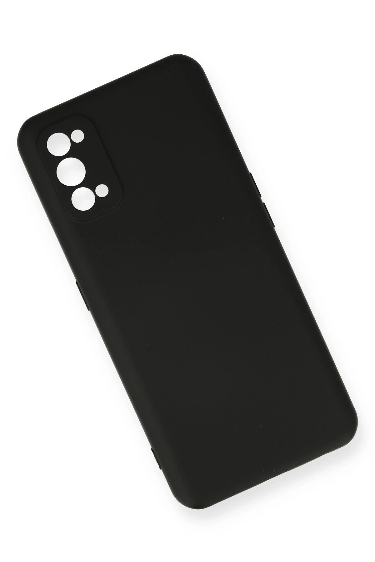 Newface Realme 7 Pro Kılıf Nano içi Kadife Silikon - Siyah