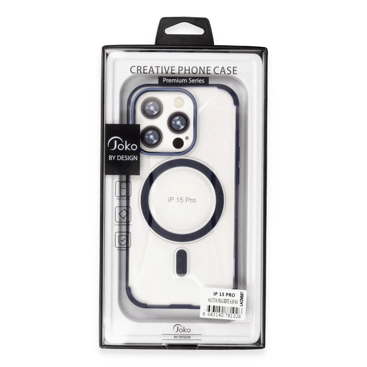 Joko Apple iPhone 15 Pro Hilton Magsafe Kapak - Siyah — görsel 8