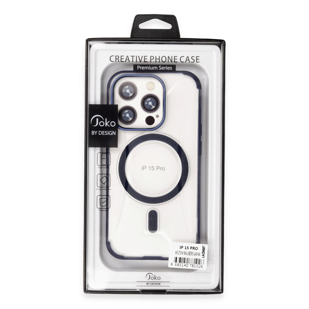 Joko Apple iPhone 15 Pro Hilton Magsafe Kapak - Siyah — görsel 12