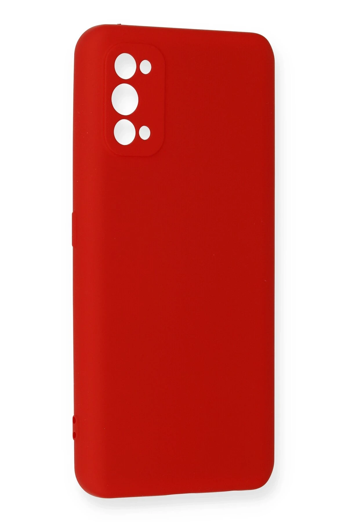 Newface Realme 7 Pro Kılıf Nano içi Kadife Silikon - Kırmızı